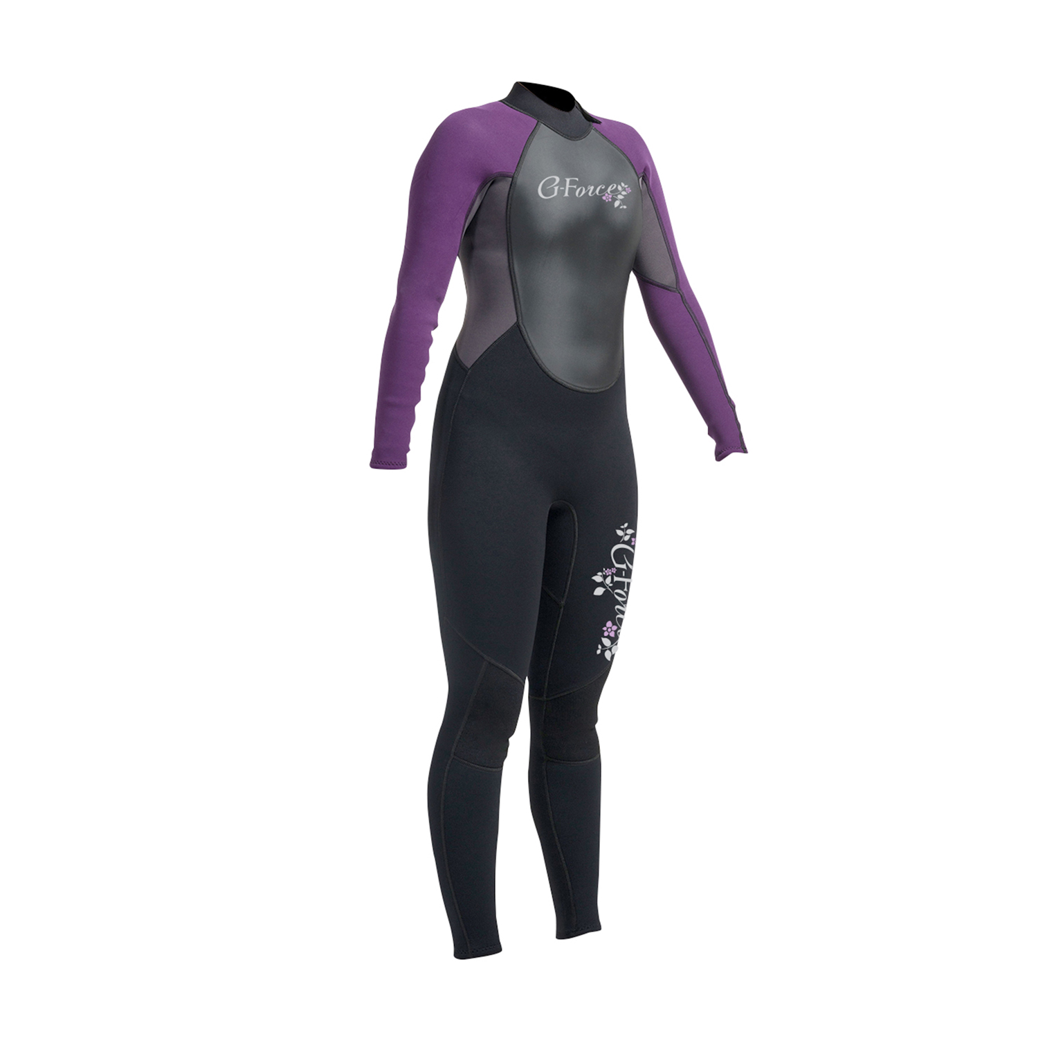 Gul Womens G-Force 3Mm Flatlock T2 Wetsuit - Negro / Mullberry