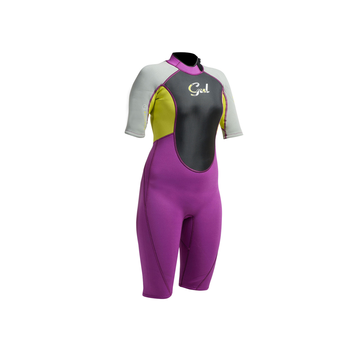 Gul Mujeres Respuesta 3 / 2Mm Flatlock Chapo Traje - Mulberry / Gris