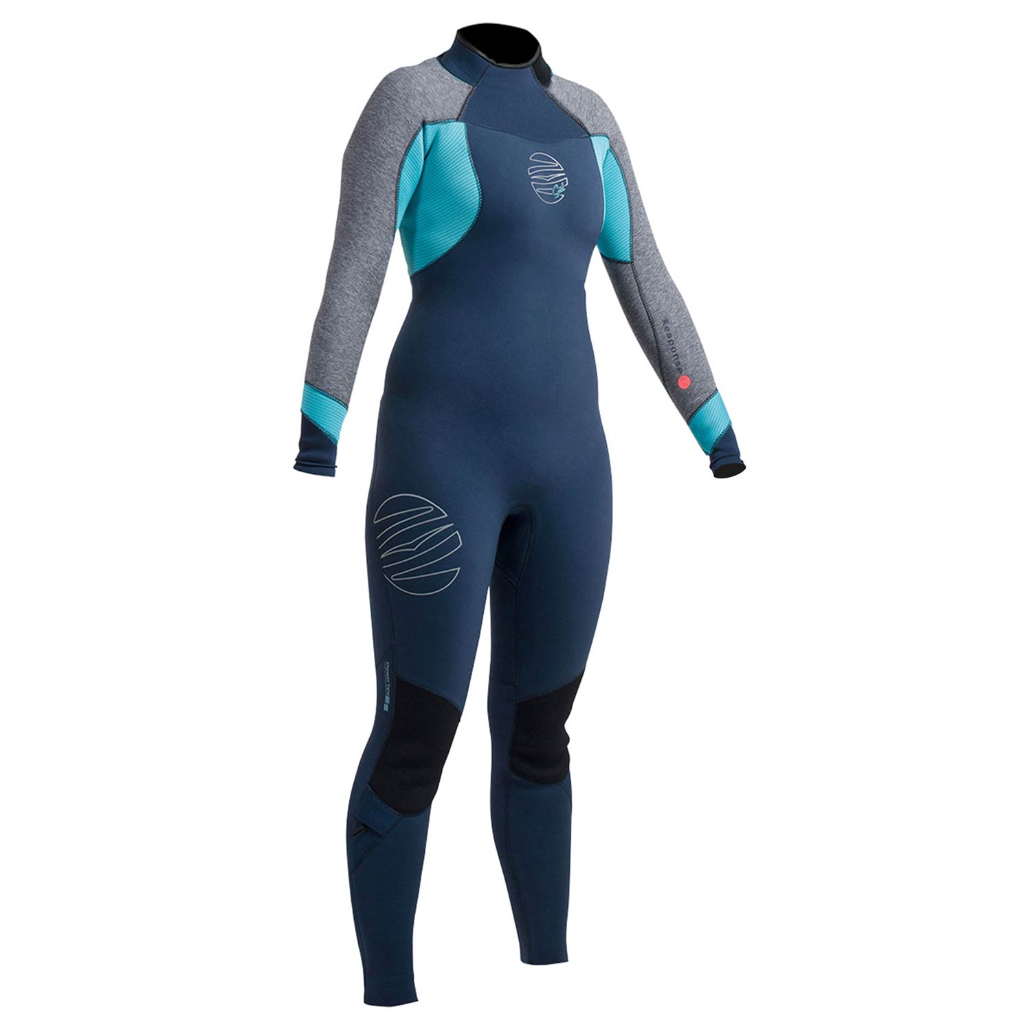 Gul Mujeres Respuesta Fx 3 / 2Mm Blindstiched Traje - Azul Marino / Marl