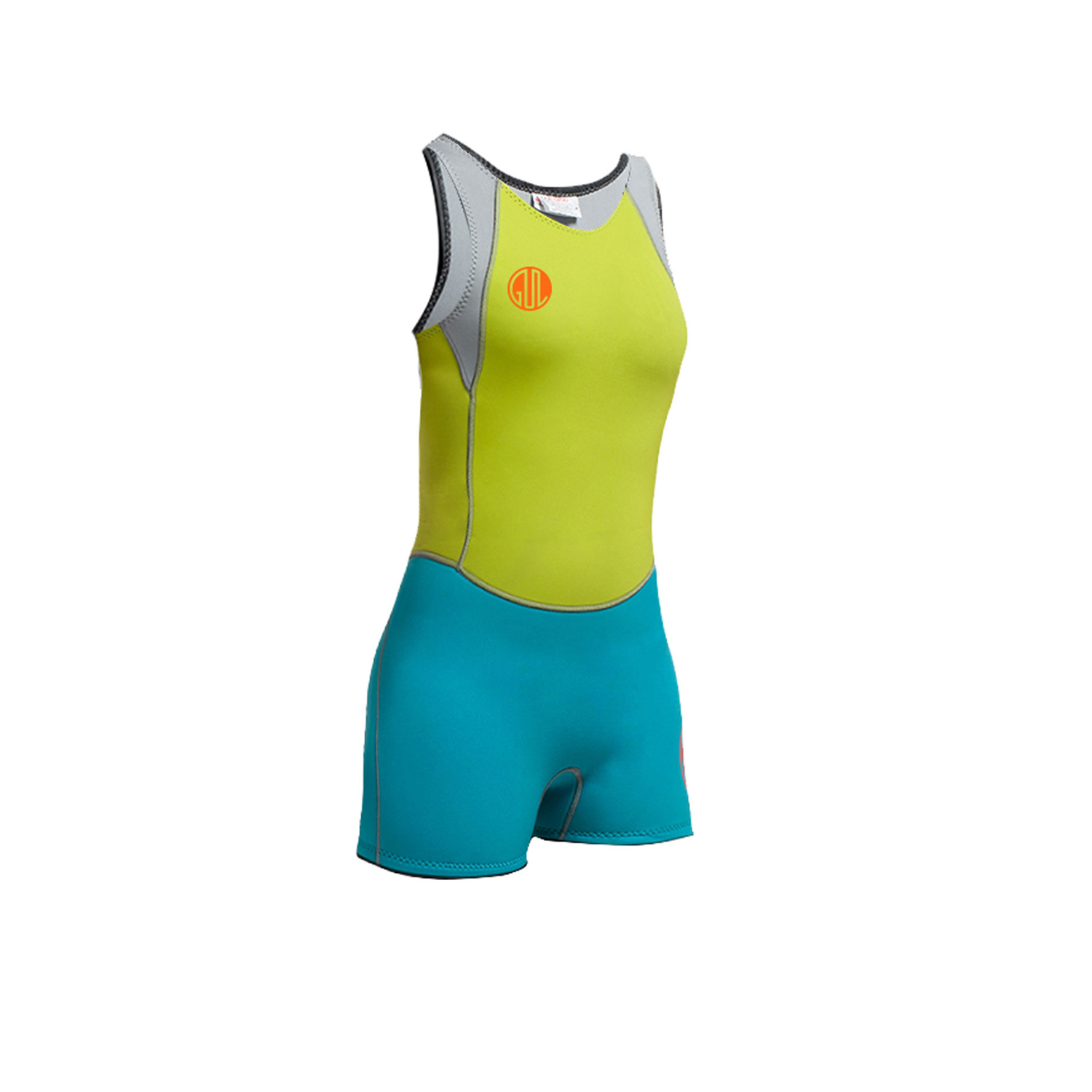 Gul Womens Surflite 3Mm F / L Sdl T2 Shortjane - Lima / Brillante Cian