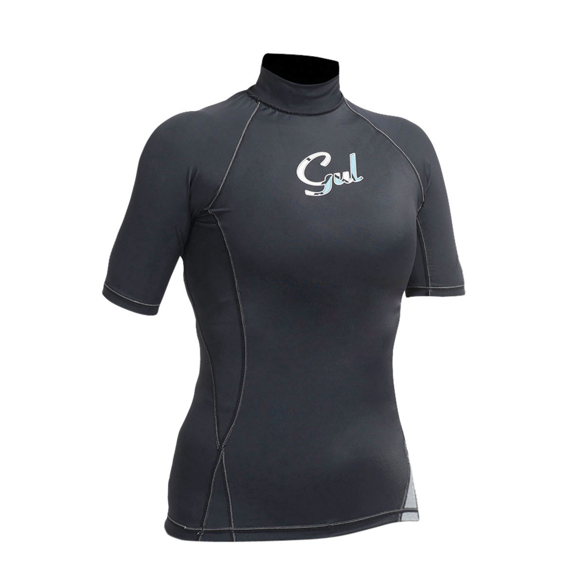Gul Mujer Swami M / L De La Manga Corta Lycra - Negro