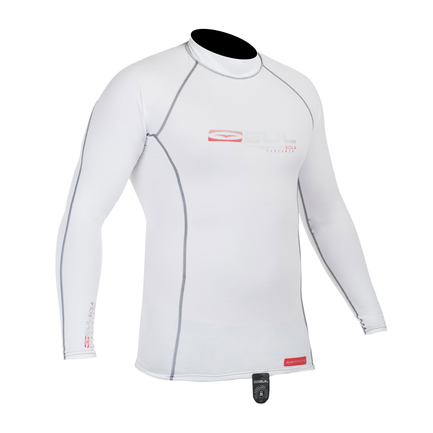 Gul Xola Manga Larga Para Hombre Rashguard 2015 - Blanco