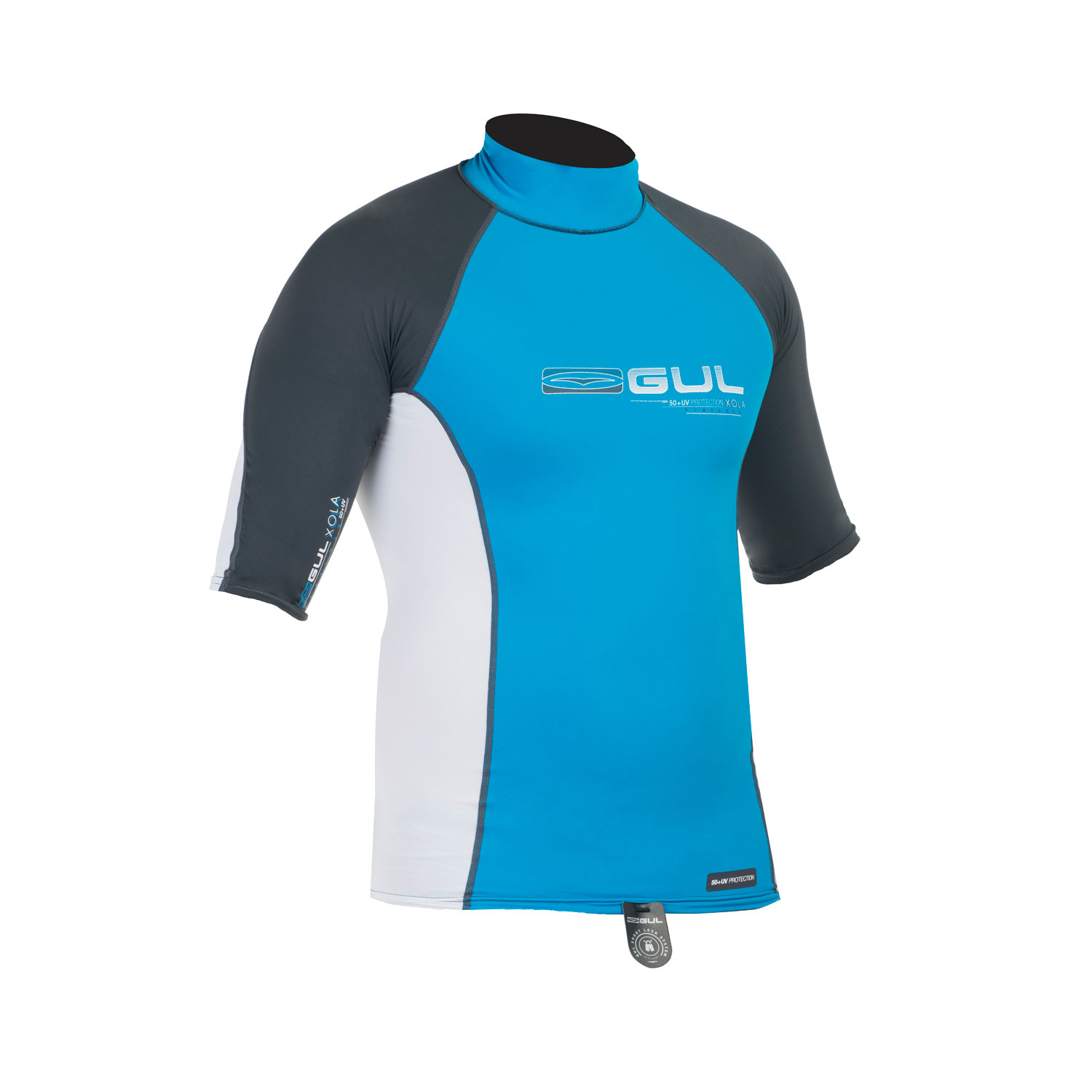 Gul Xola Para Hombre De Manga Corta Lycra 2015 - Azul / Blanco