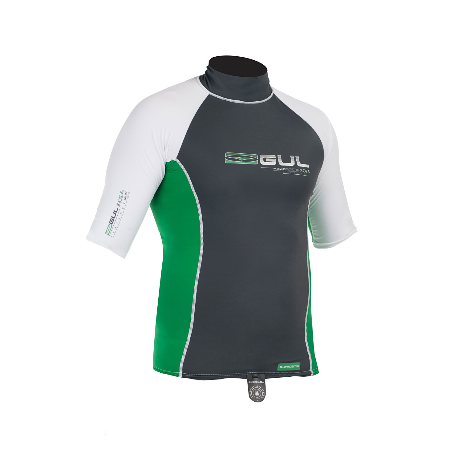Gul Xola Para Hombre De Manga Corta Lycra 2015 - Bronce / Verde