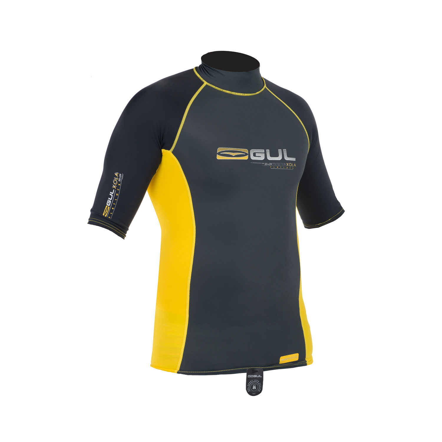 Gul Xola Para Hombre De Manga Corta Lycra 2015 - Bronce / Amarillo