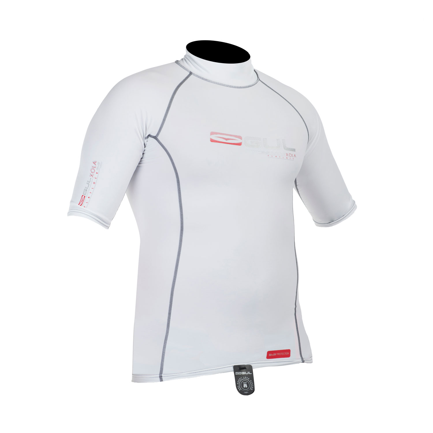 Gul Xola Para Hombre De Manga Corta Lycra 2015 - Blanco