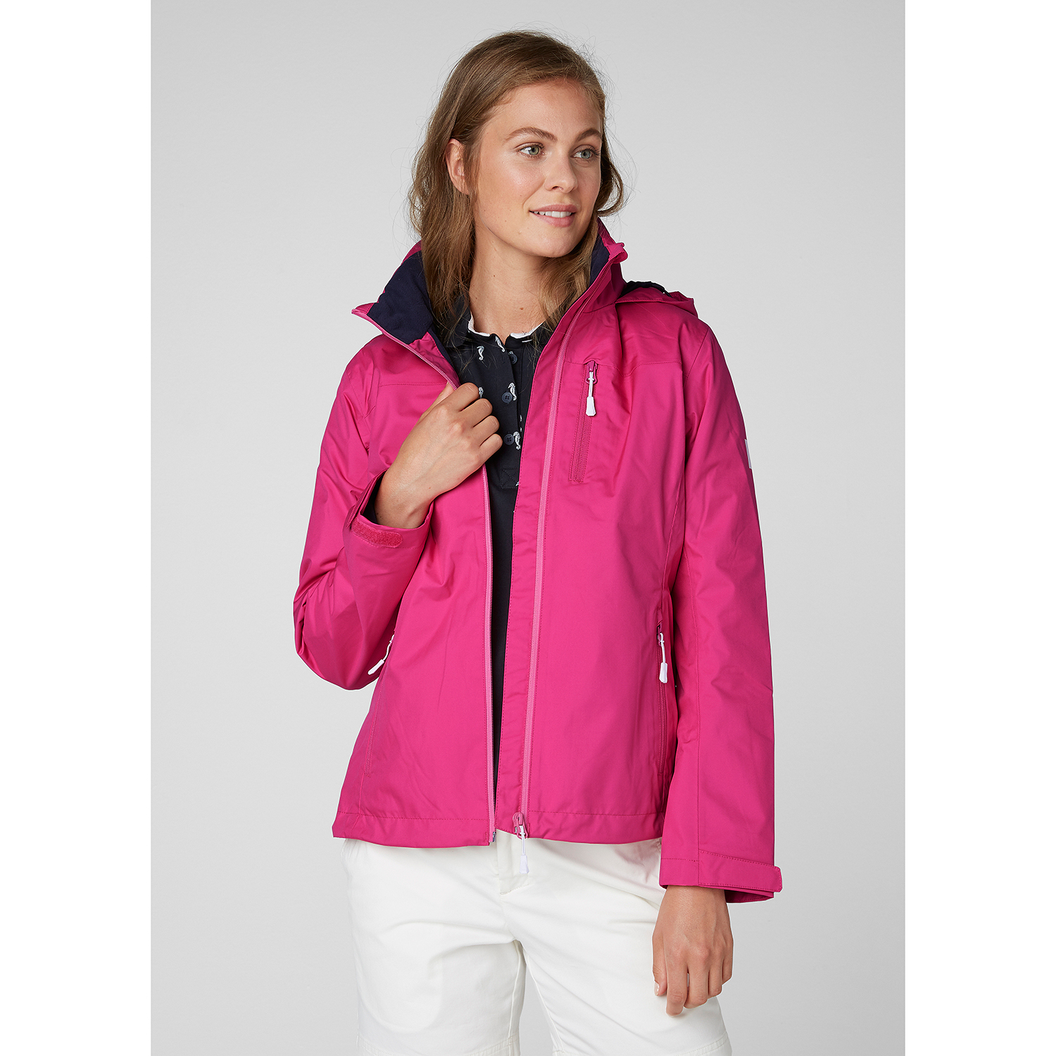 Chaqueta Con Capucha Y Capa Intermedia Helly Hansen Para Mujer - Dragon Fruit