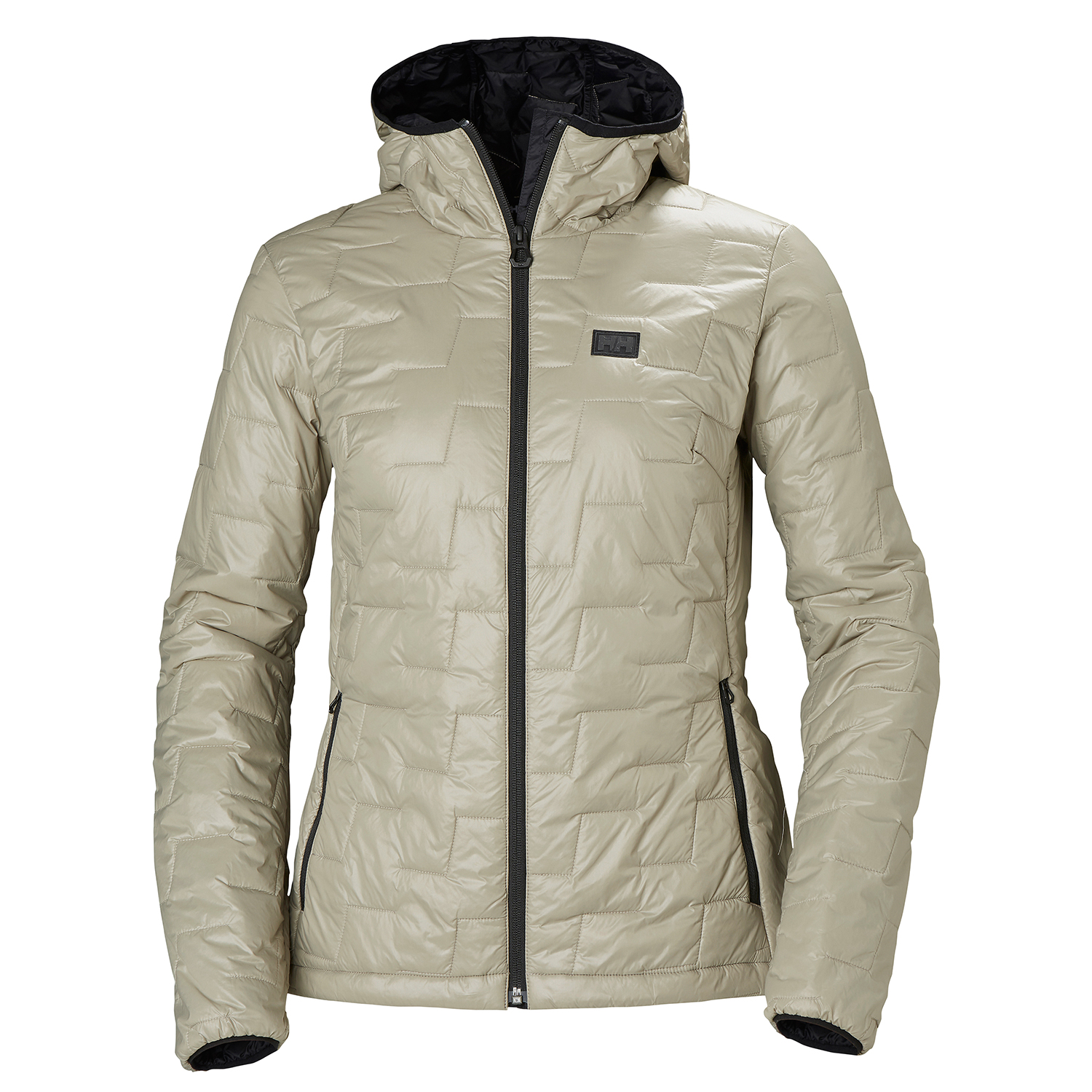 Chaqueta Aislante Con Capucha Lifaloft Helly Hansen Para Mujer - Aluminio