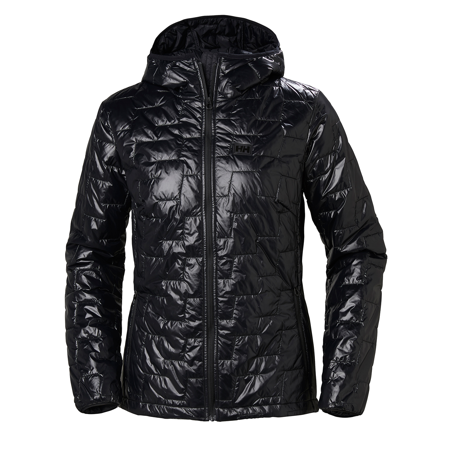 Chaqueta Aislante Con Capucha Lifaloft Helly Hansen Para Mujer - Negro