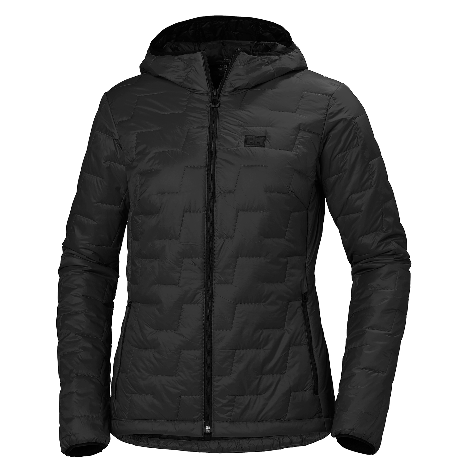 Chaqueta Aislante Con Capucha Lifaloft Helly Hansen Para Mujer - Negro Mate