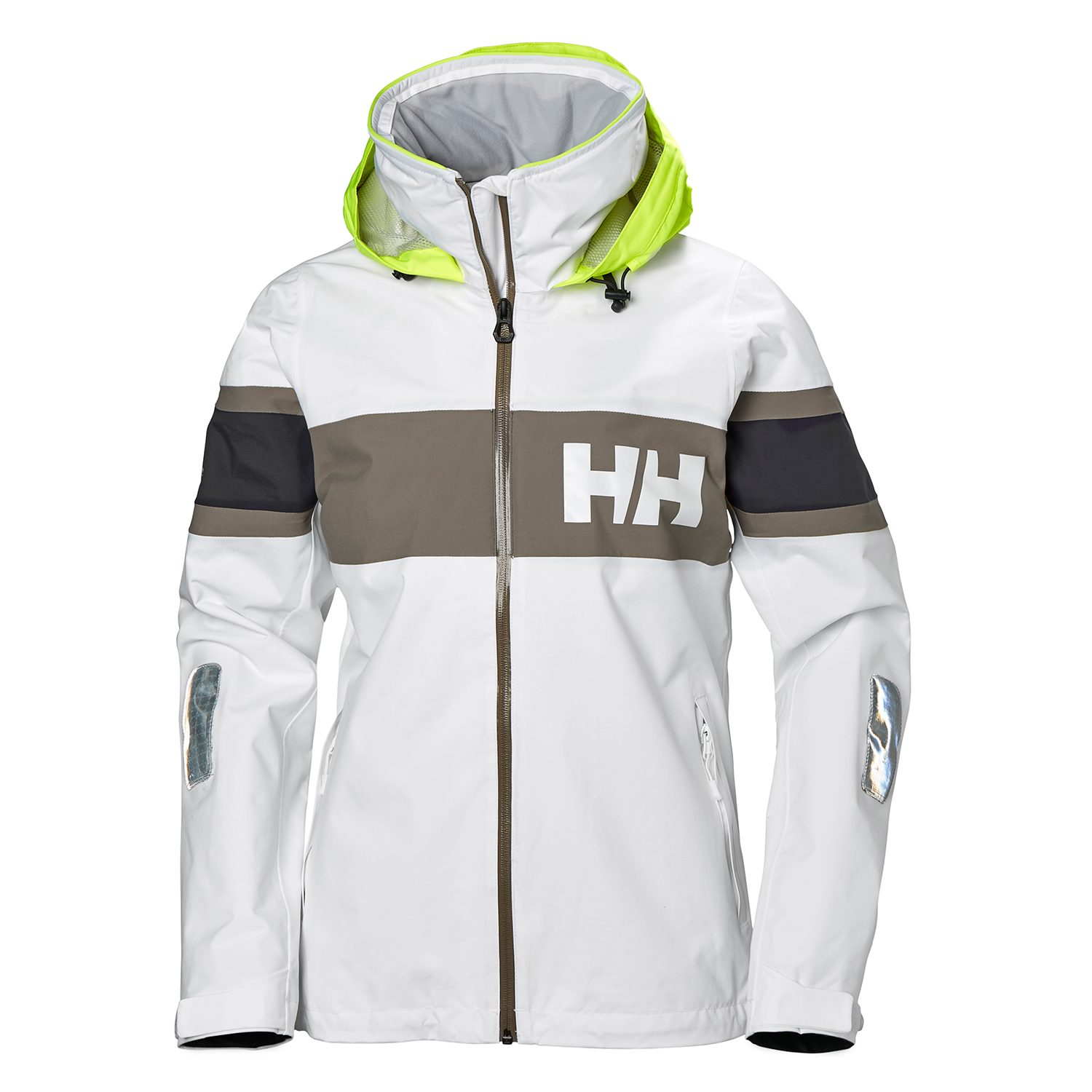 Chaqueta Con Bandera Salina Para Mujer Helly Hansen - Blanca