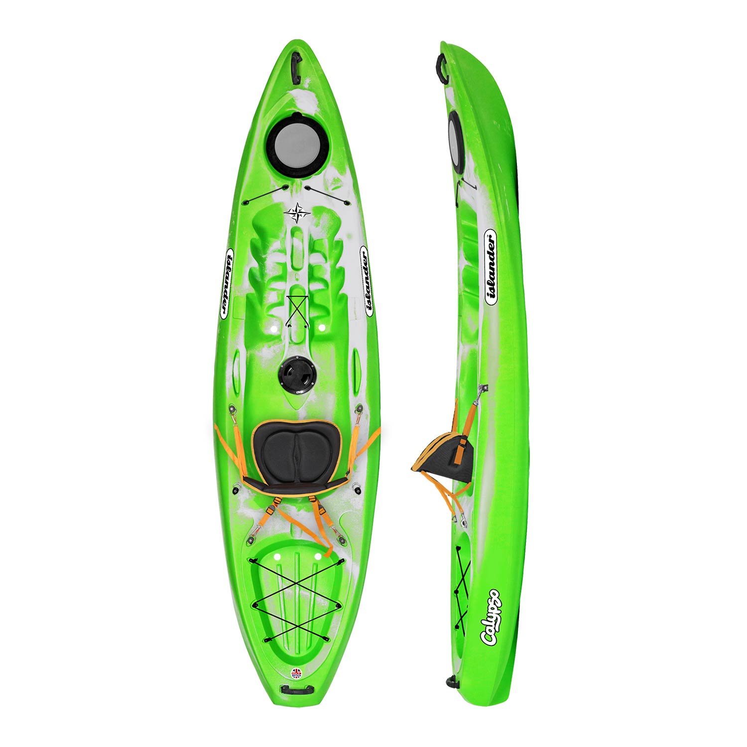 Islas Del Calypso Deporte Sit-On-Top Kayak 2015 - Cal / Granito