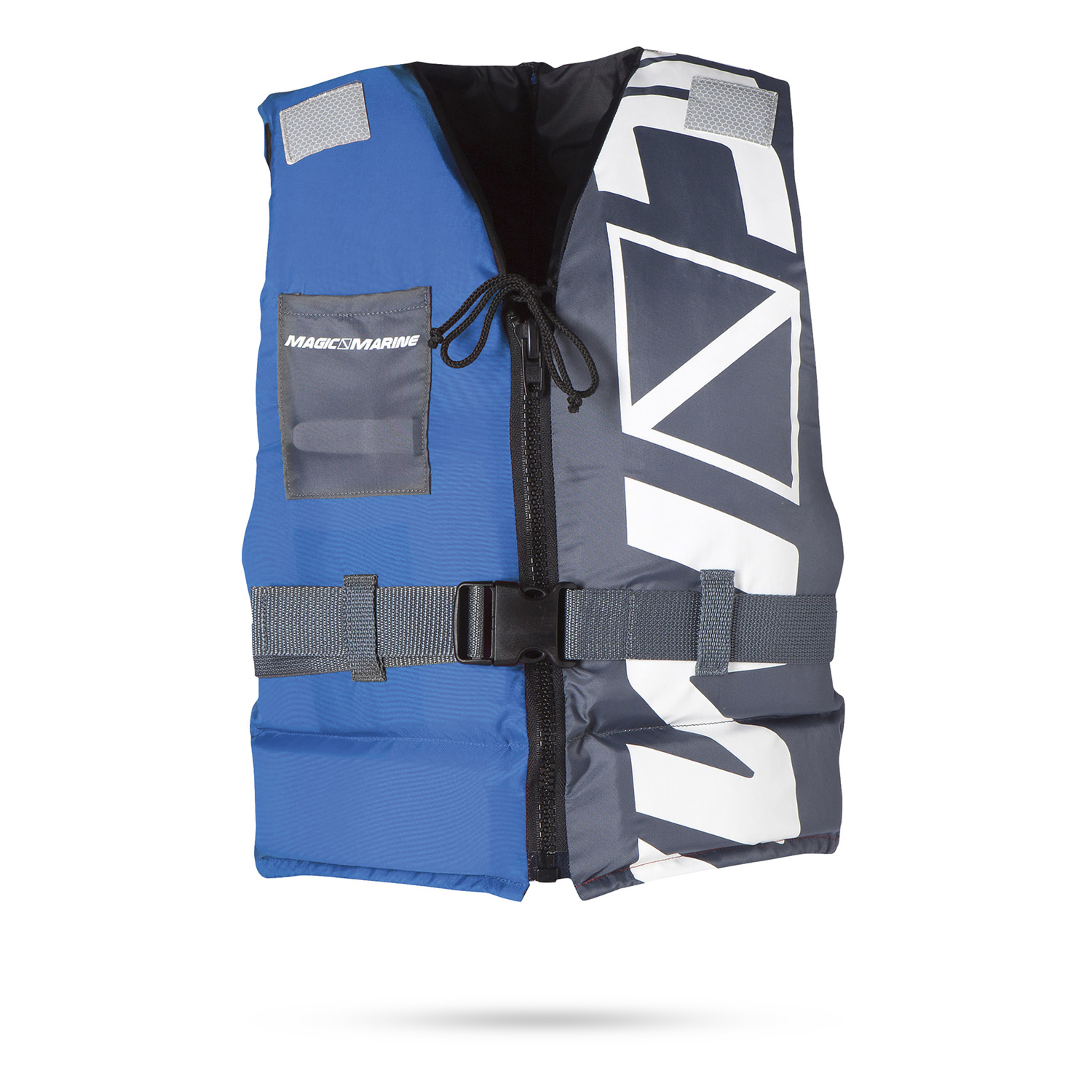 Magic Marine Cube Front-Zip Flotabilidad Ayuda - Azul