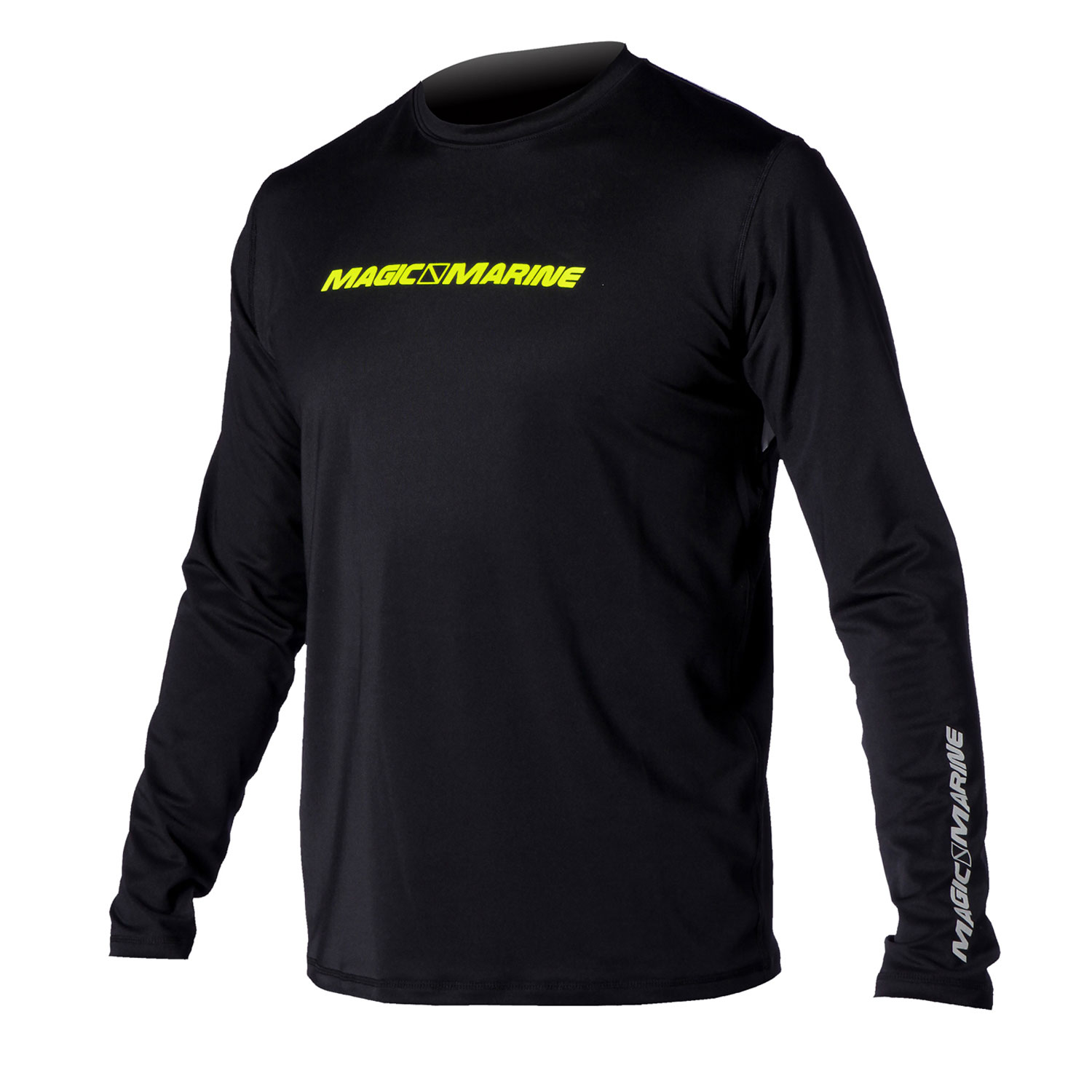 Marine Magic Cube Largo Slevee De Secado R?pido - Negro / Amarillo