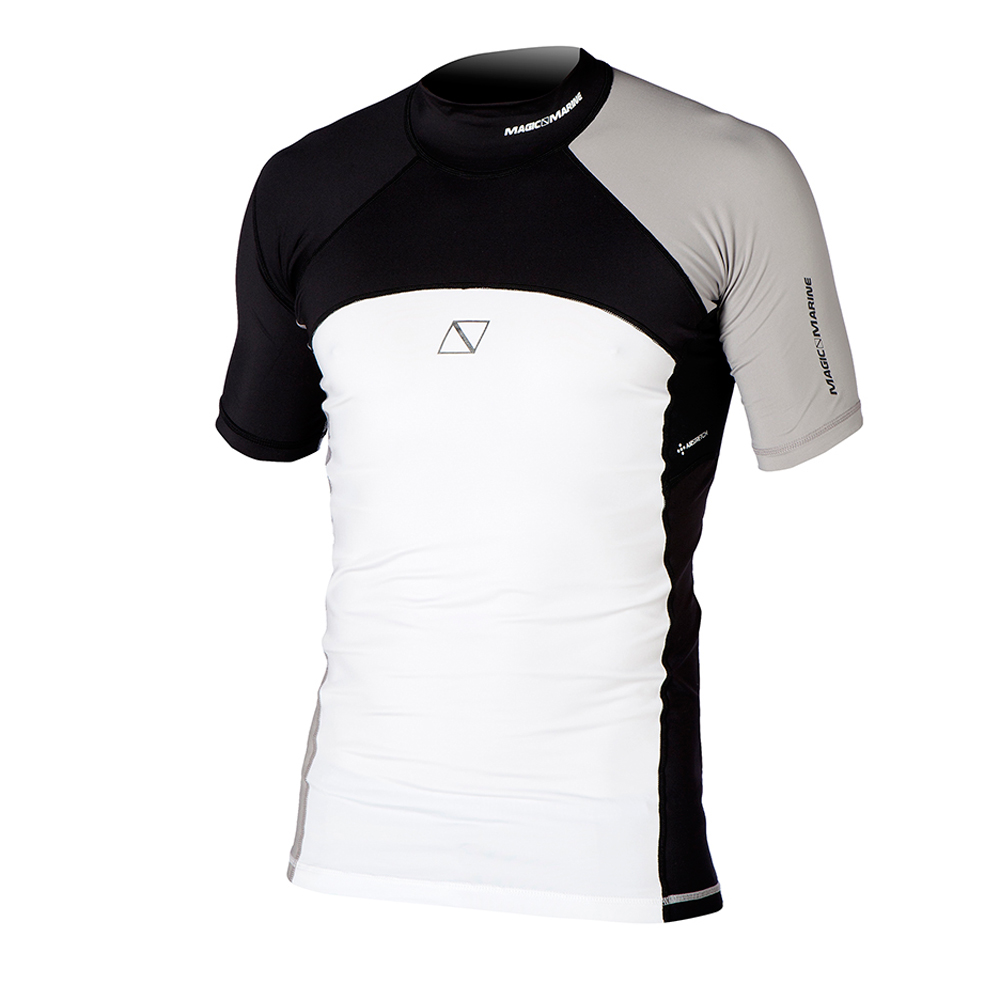 Magic Marine Energ?a Manga Corta Rash Vest - Gris