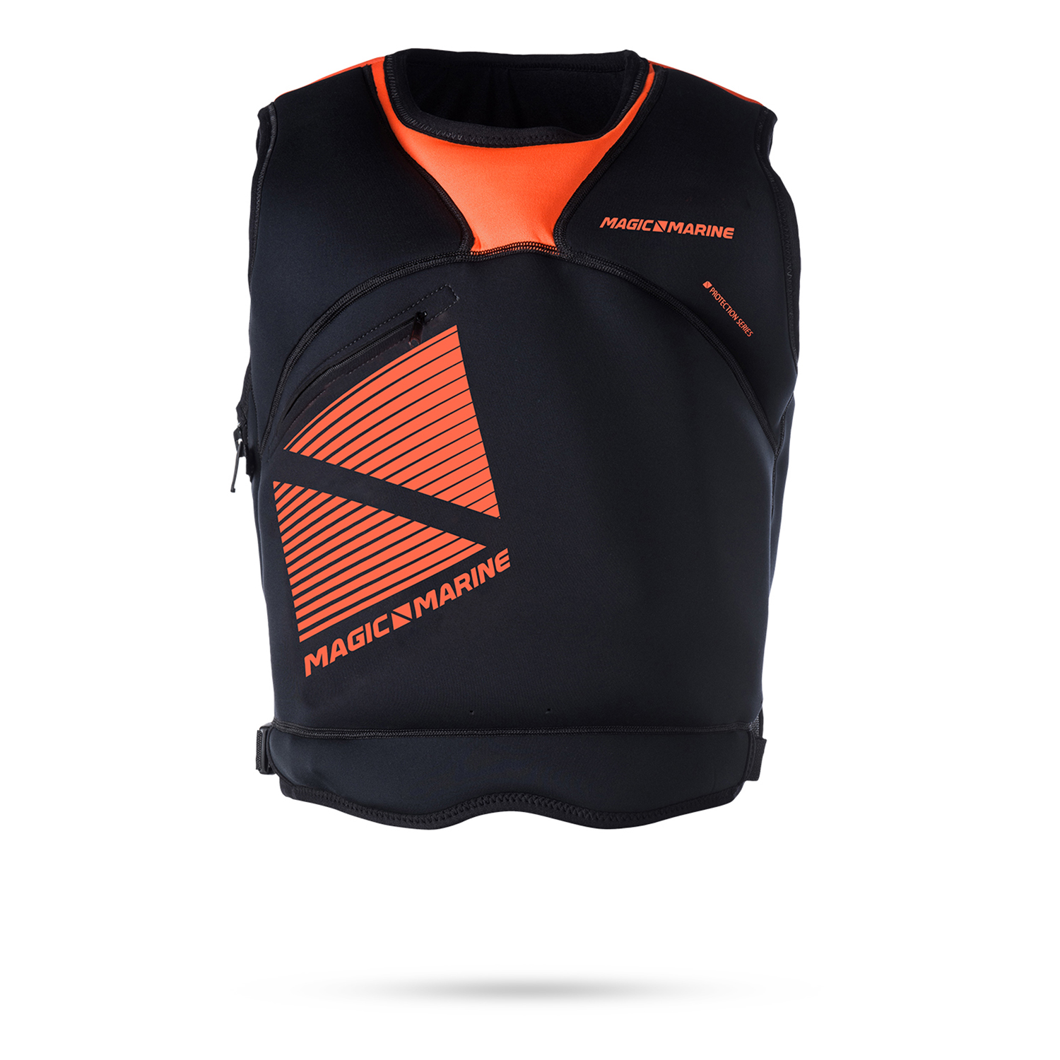 Magic Marine Impact Pro Side-Zip Ayuda A La Flotabilidad - Negro