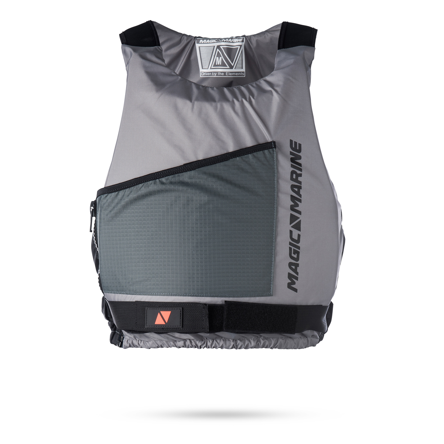 Magic Marine Match Side-Zip Buoyancy Aid - Gris Claro