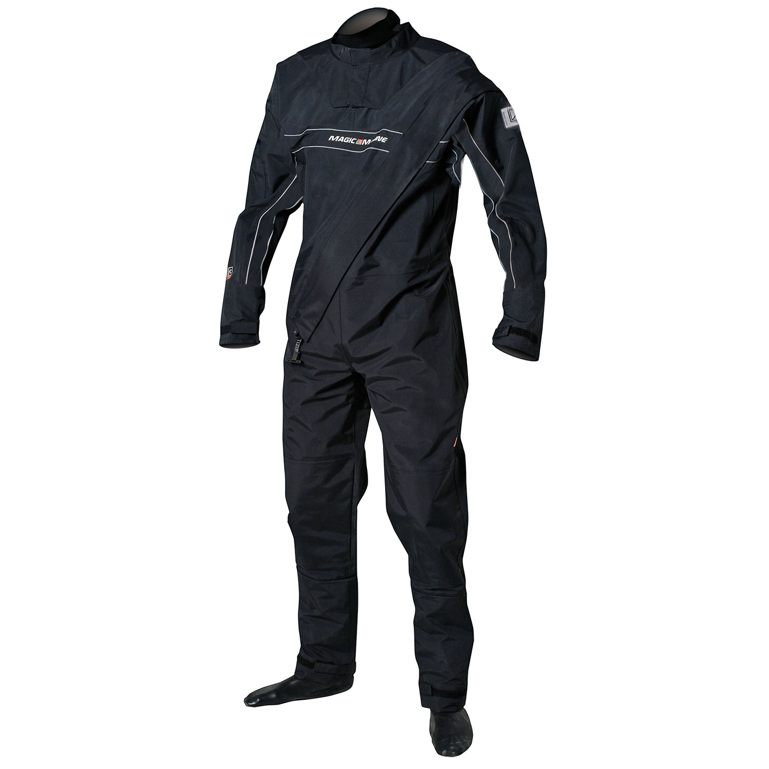 Magic Marine Regata Transpirable Drysuit Con Calcetines Joven - Negro