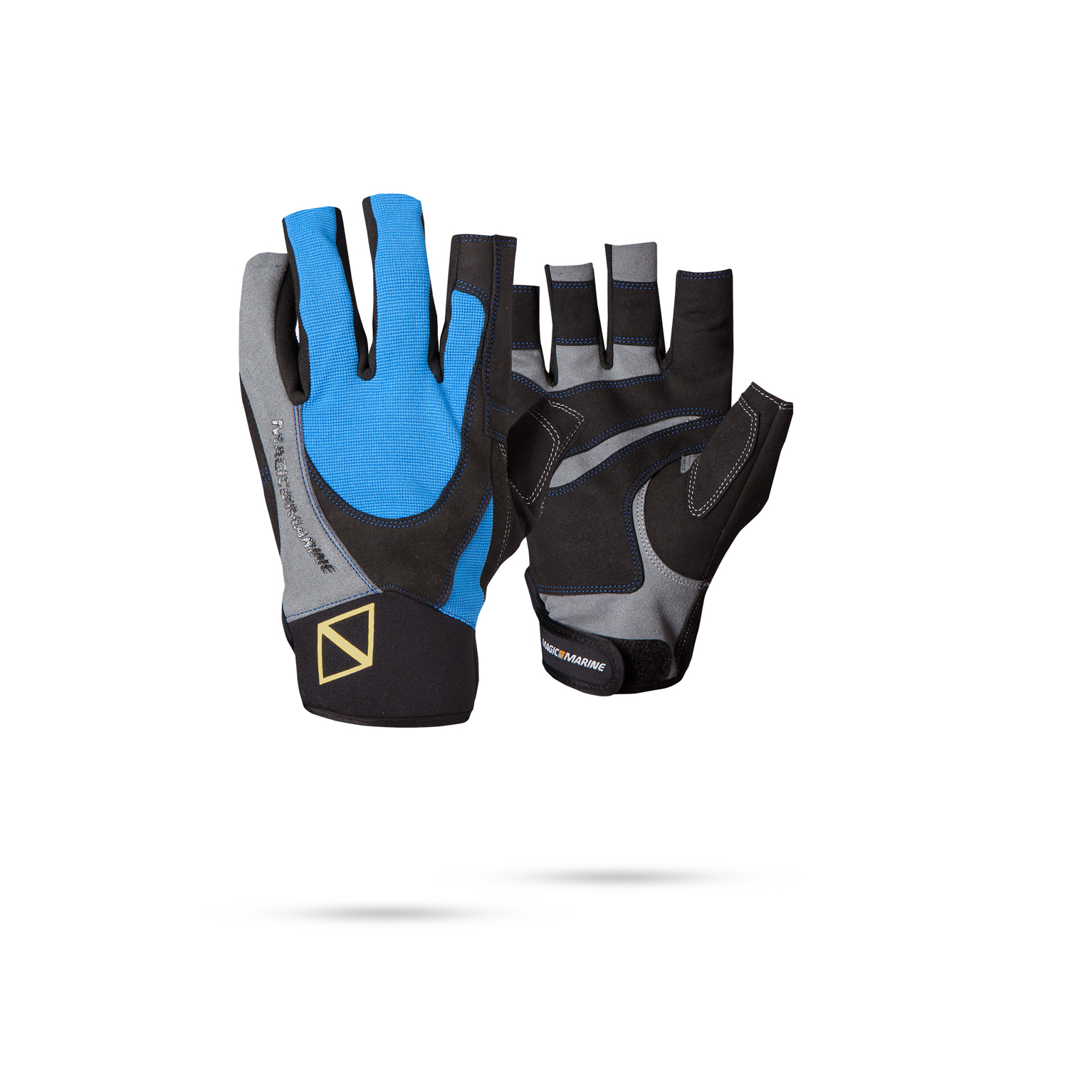 Magic Marine Ultimate Guantes De Vela Corta Para Dedos - Azul