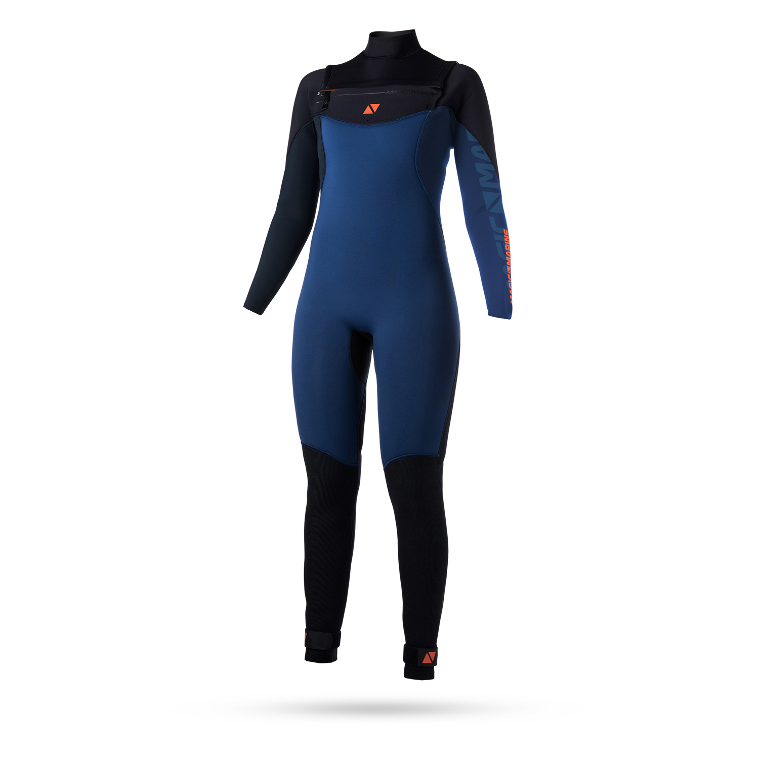 Magic Marine Mujeres 4/3 Mm Frente-Zip Ace Traje - Armada