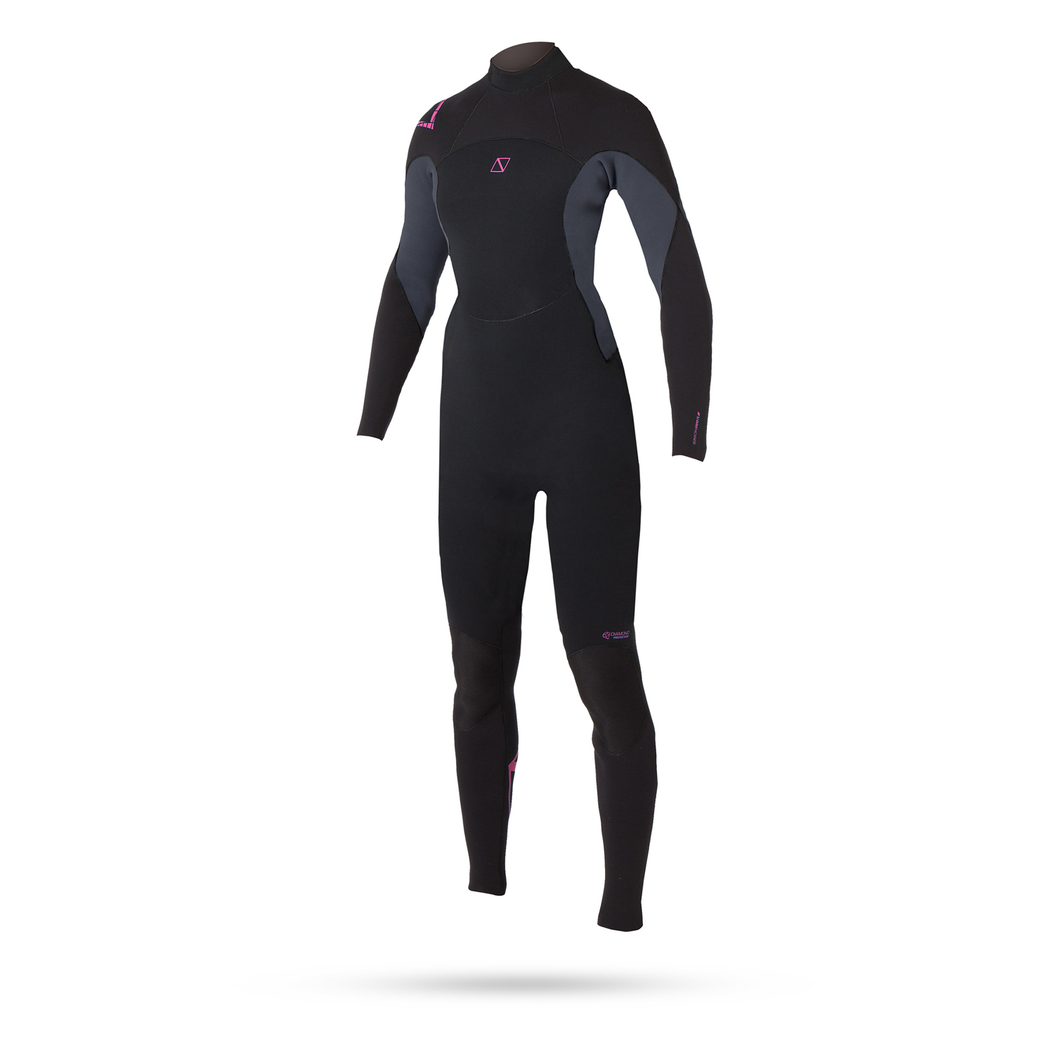 Magic Marine Mujer De Marca 5 / 4Mm Traje De Back-Zip - Negro