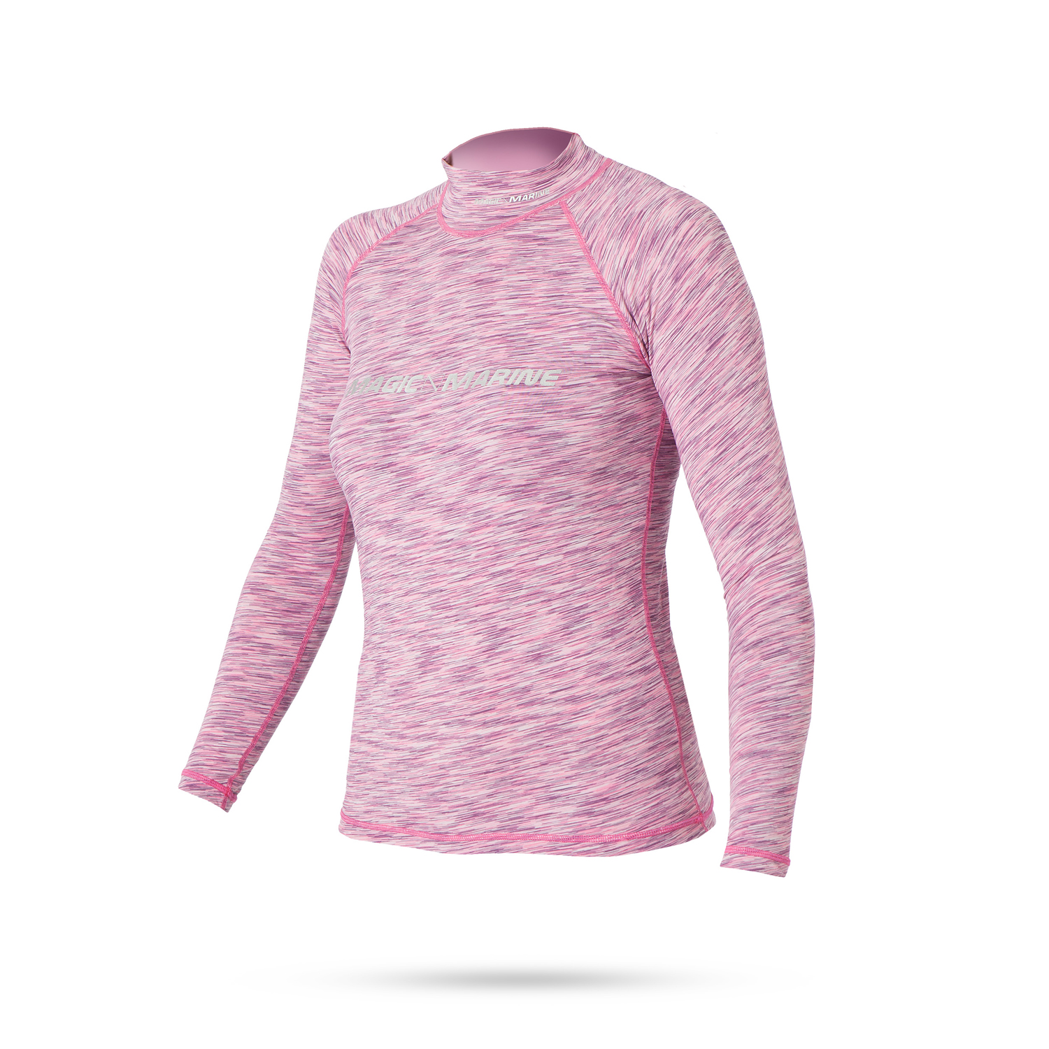 Manga Marine Magic Cube Para Mujer Larga Camisa De Lycra - Rosa