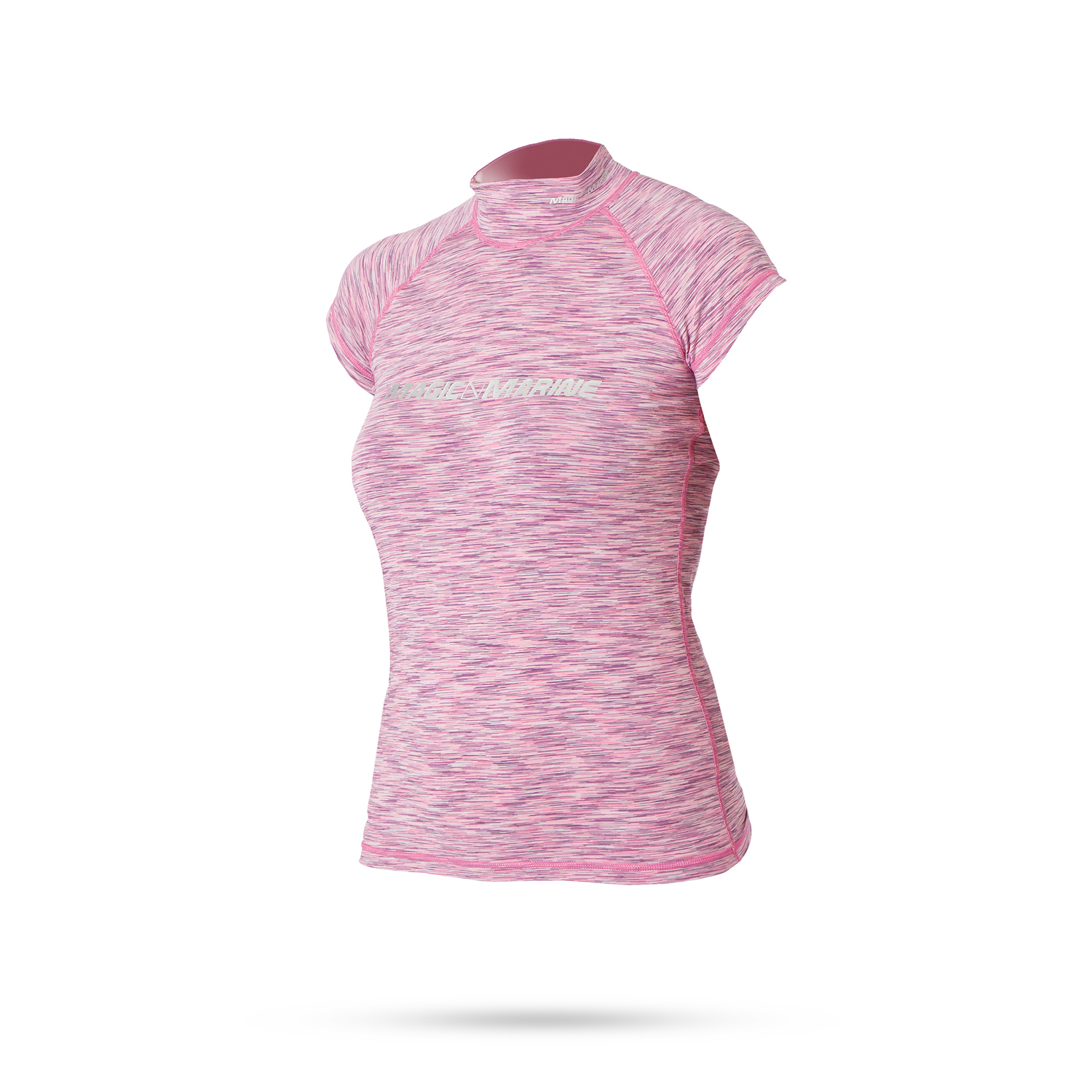 Manga Marine Magic Cube Para Mujer Camisa De Lycra Short - Rosa