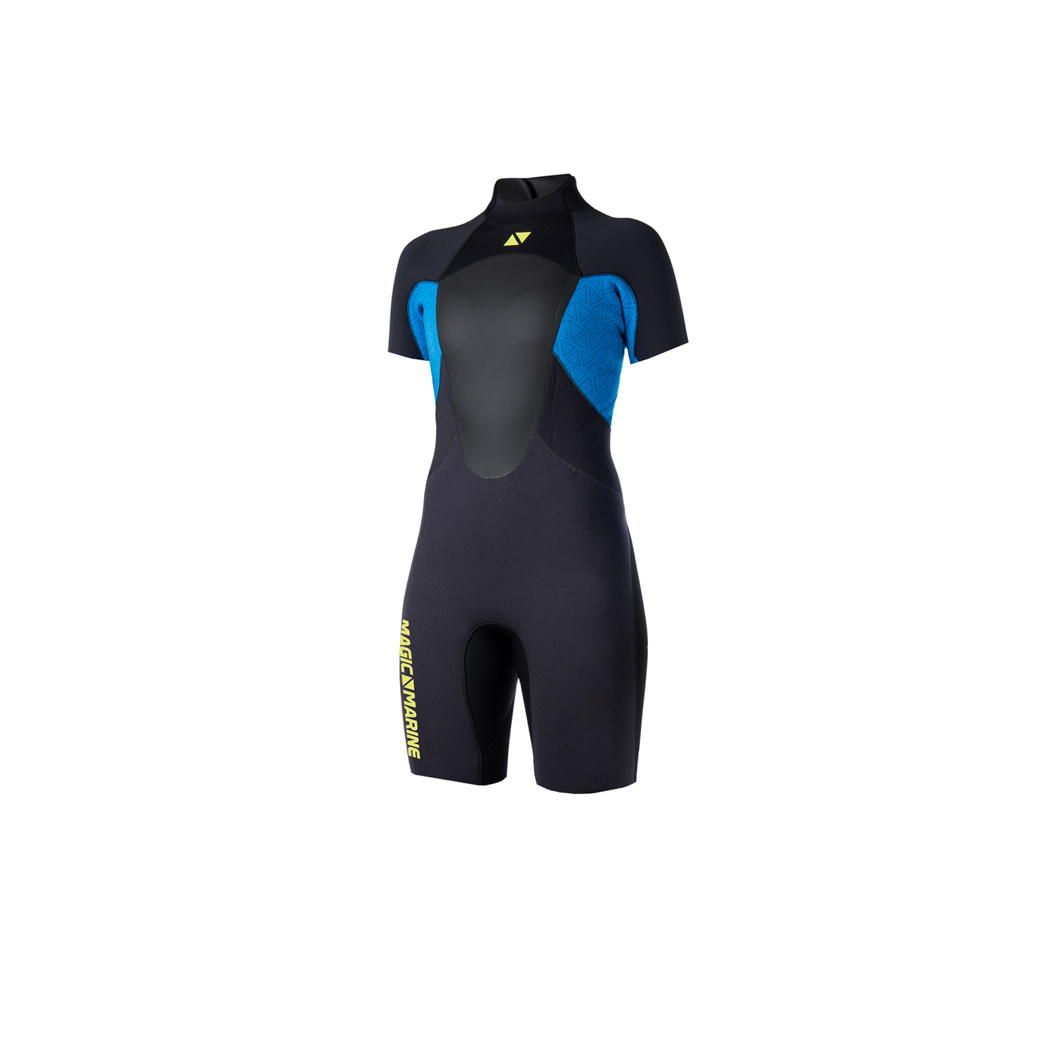 Magic Marine Ultimate 3 / 2Mm Back-Zip Shorty Wetsuit - Azul