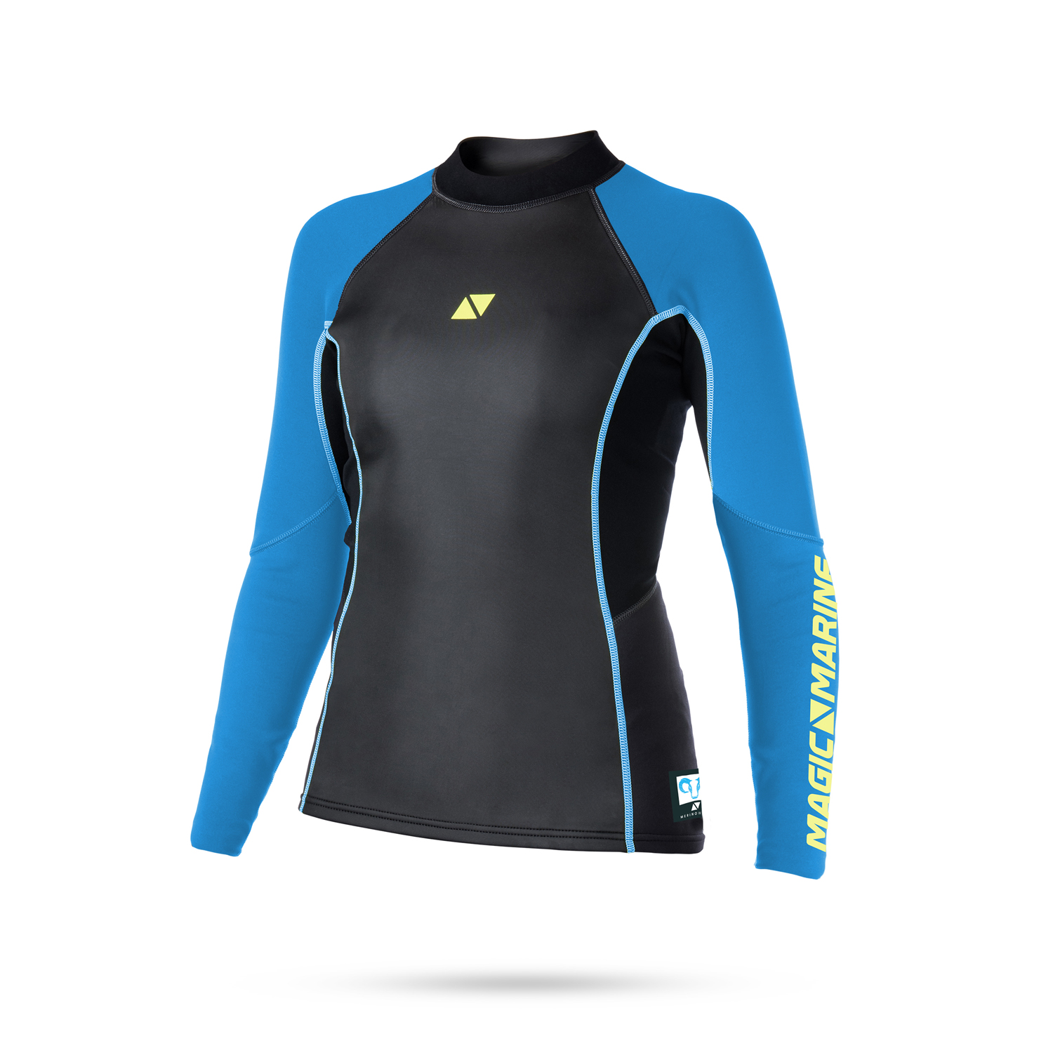 Magic Marine Womens Ultimate 3 Mm Neopreno Manga Larga Chaleco - Azul