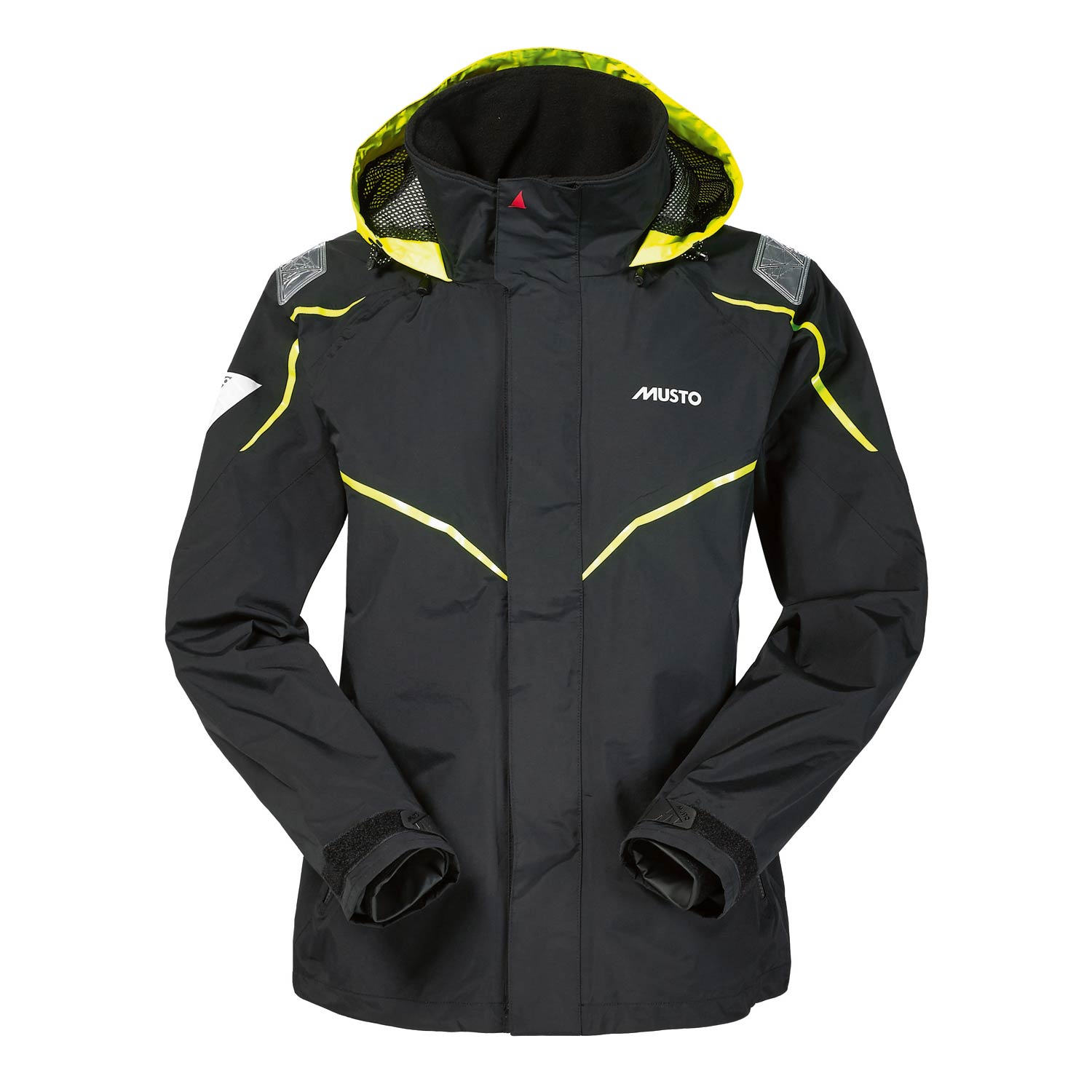 Musto Br1 Bajura Jacket - Negro / Flo Amarillo