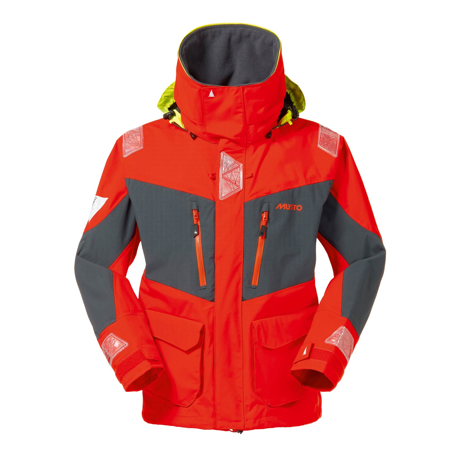 Chaqueta Musto Br2 Marino - Fuego Naranja / Gris Oscuro