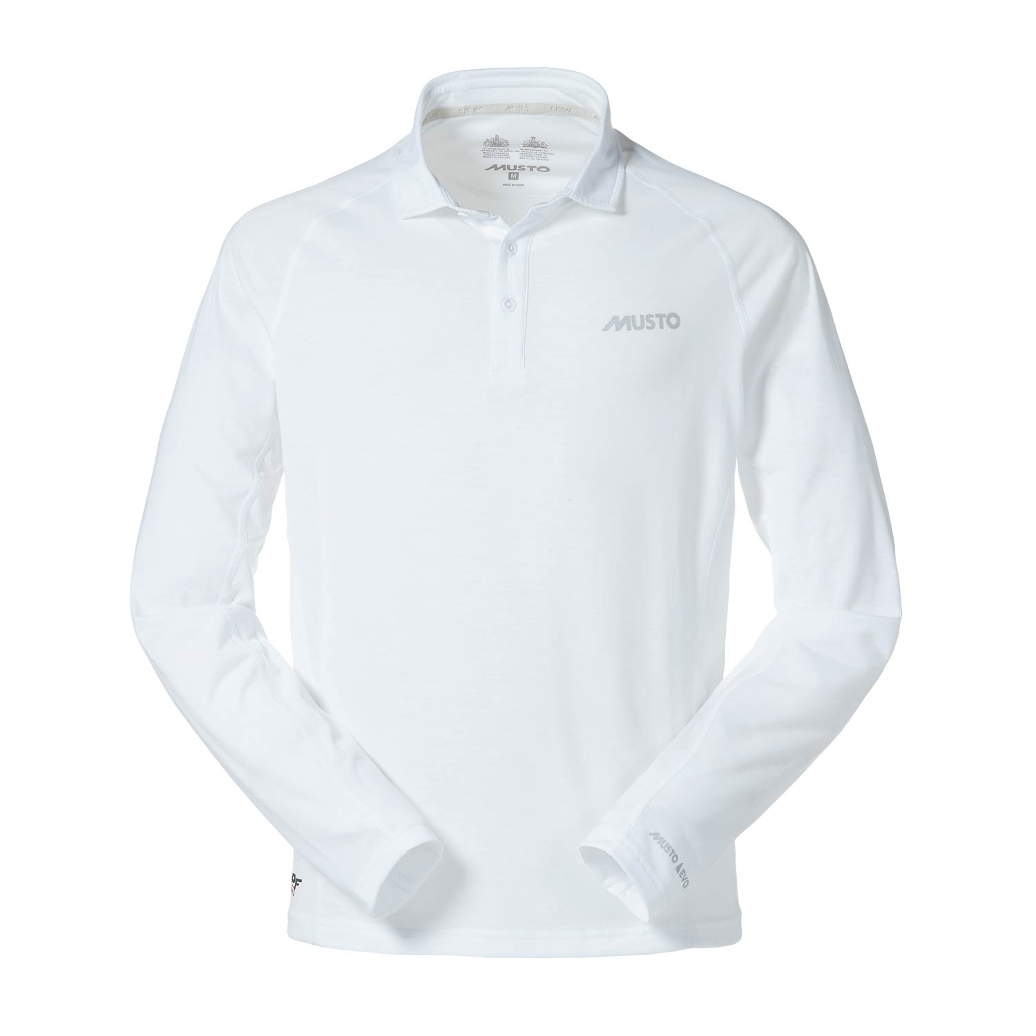 Musto Esencial Evolución Ls Uv De Secado Rápido Polo - Blanco