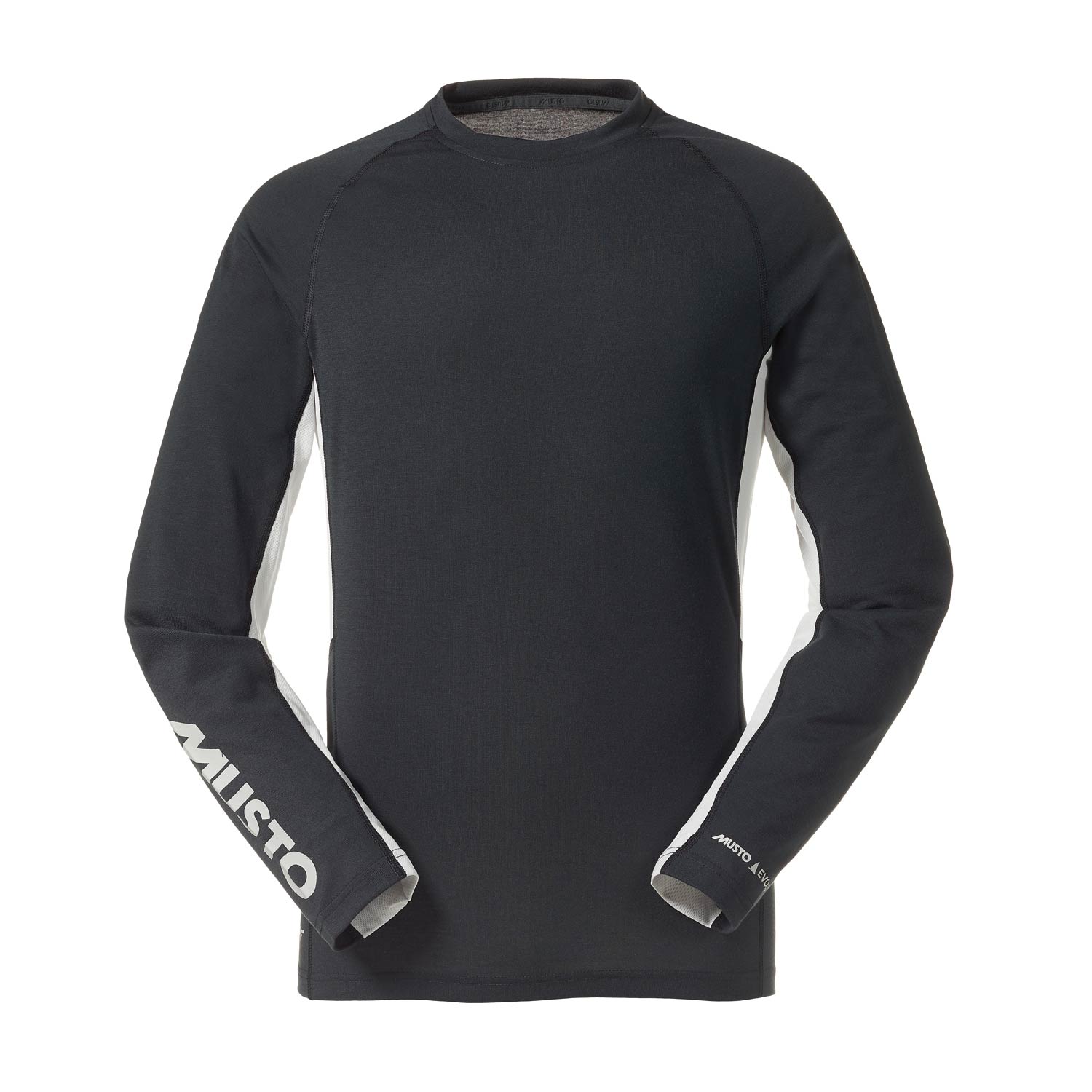 Musto Esencial Evolución Uv De Secado Rápido Ls T-Shirt - Carbon / Platinum