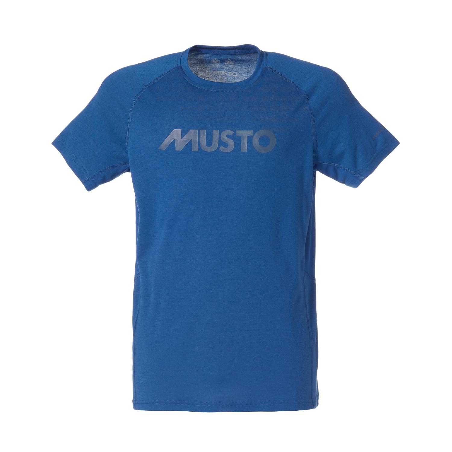 Musto Esencial Evolución Uv De Secado Rápido Camiseta - Azul Náutico