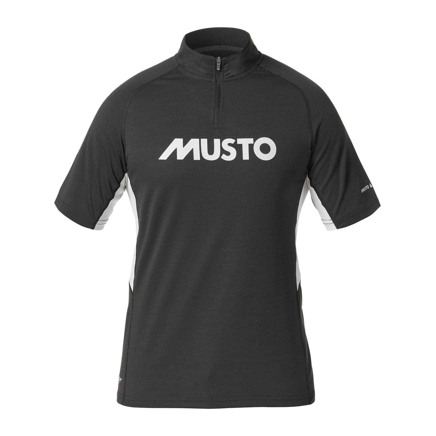 Musto Esencial Evolución Uv Zip Dry Fast Cuello - Carbon / Platinum