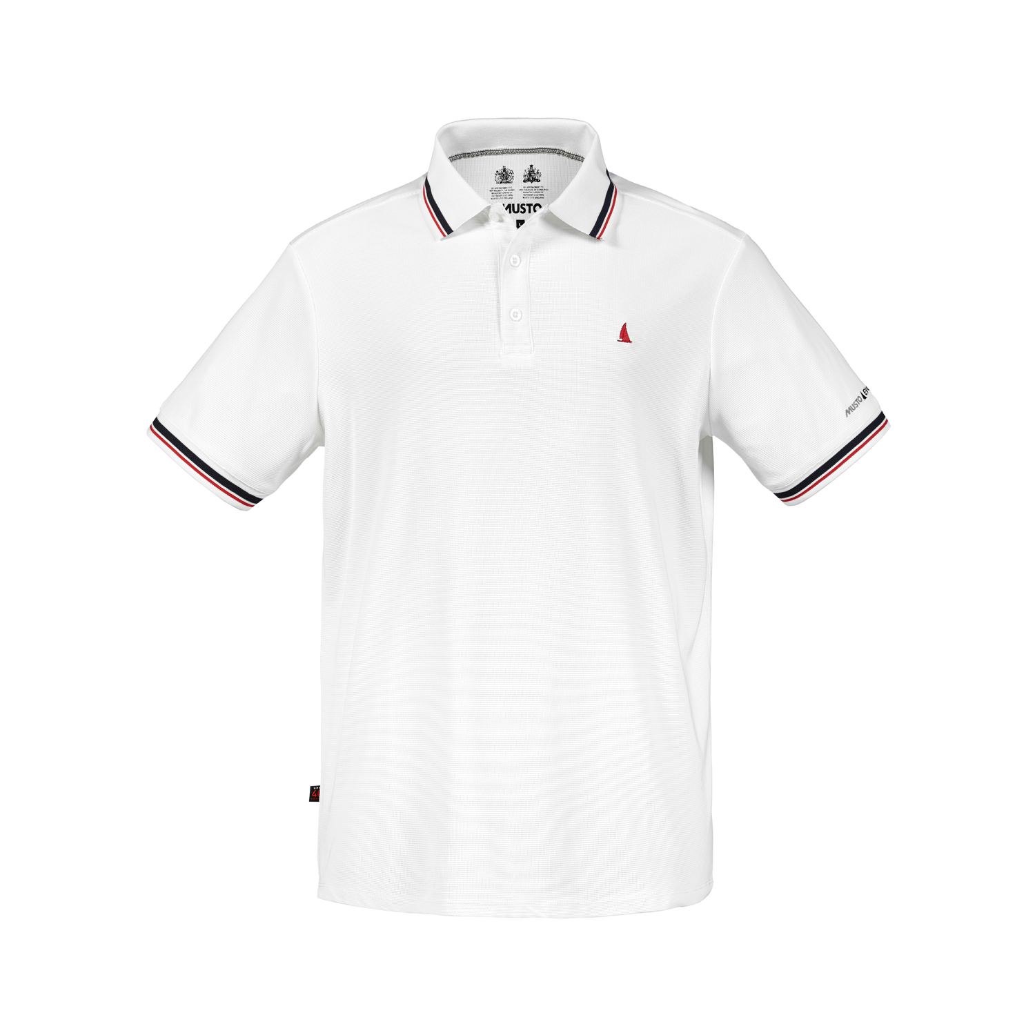 Musto Evolución De La Manga Pro Lite Corto Polo - Blanco
