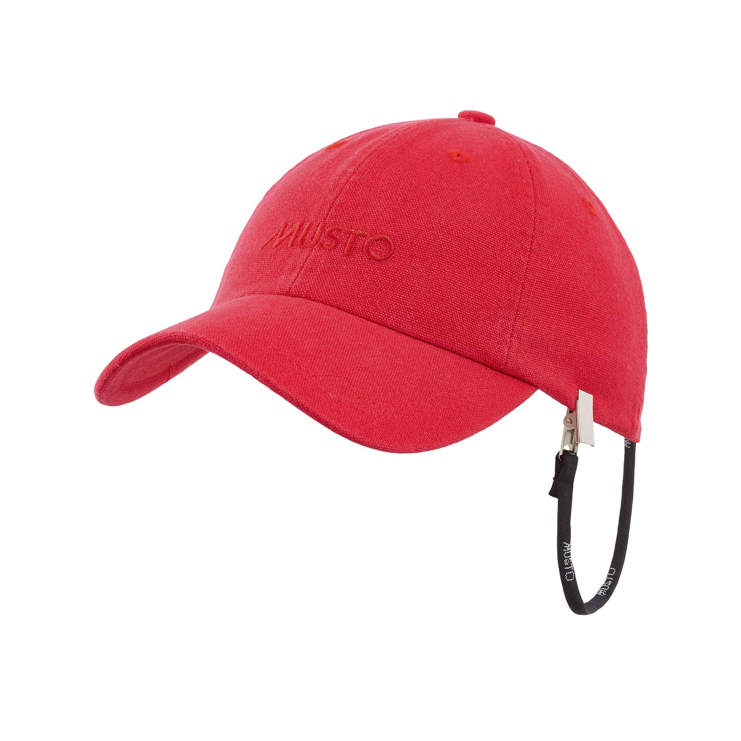 Musto Evolución Auto Tela Pico Crew Cap - True Red