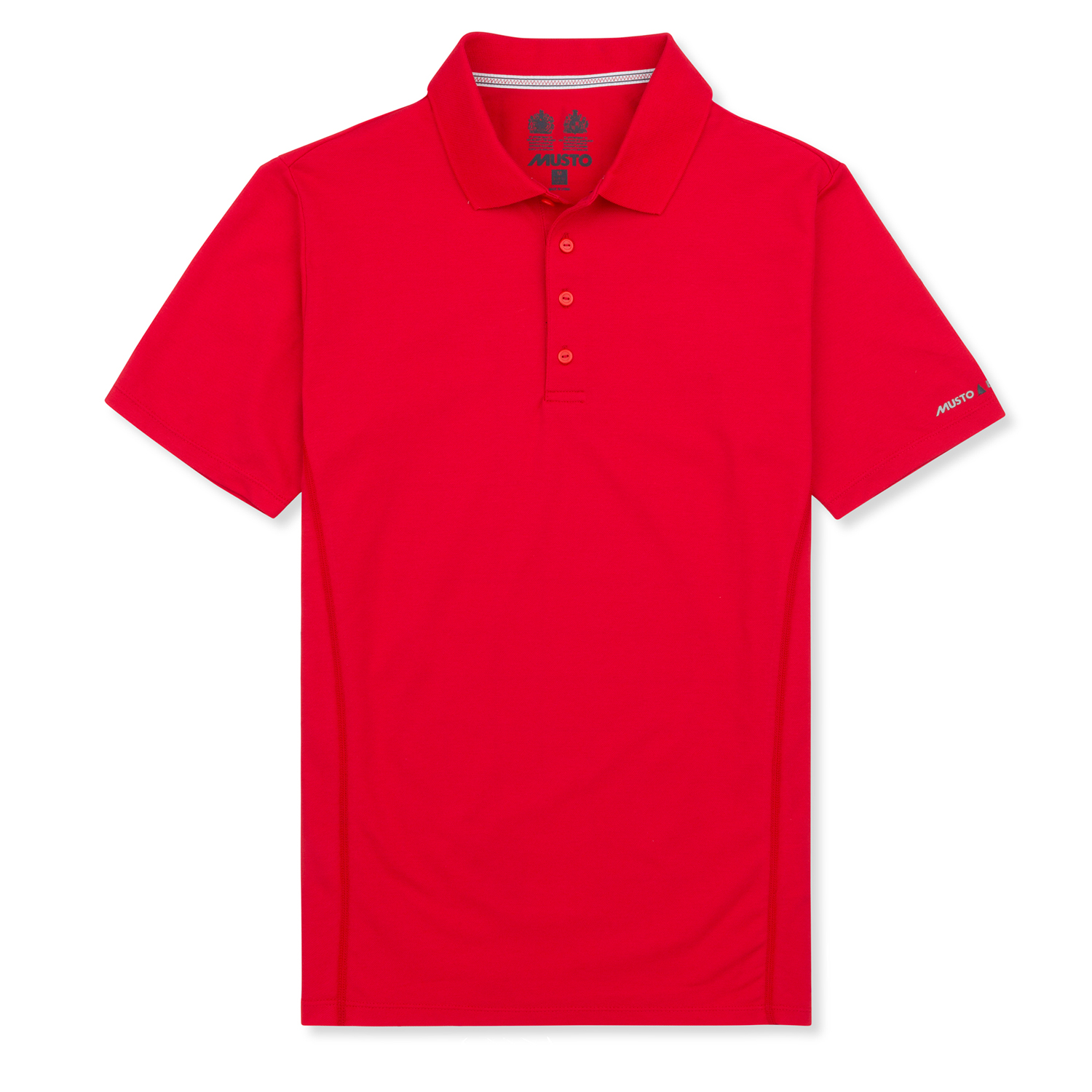 Polo Manga Corta Musto Evolution Sunblock - True Red