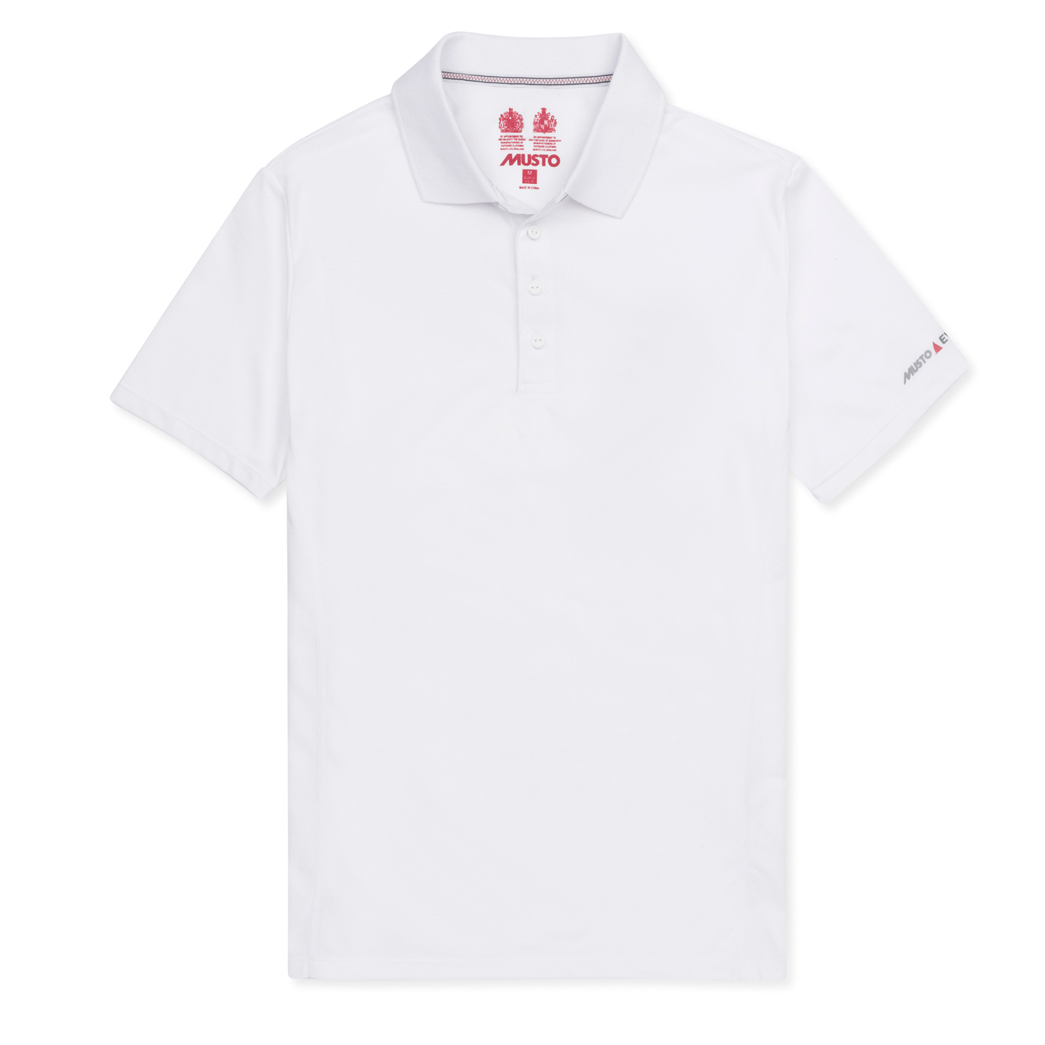 Polo Manga Corta Musto Evolution Sunblock - Blanco