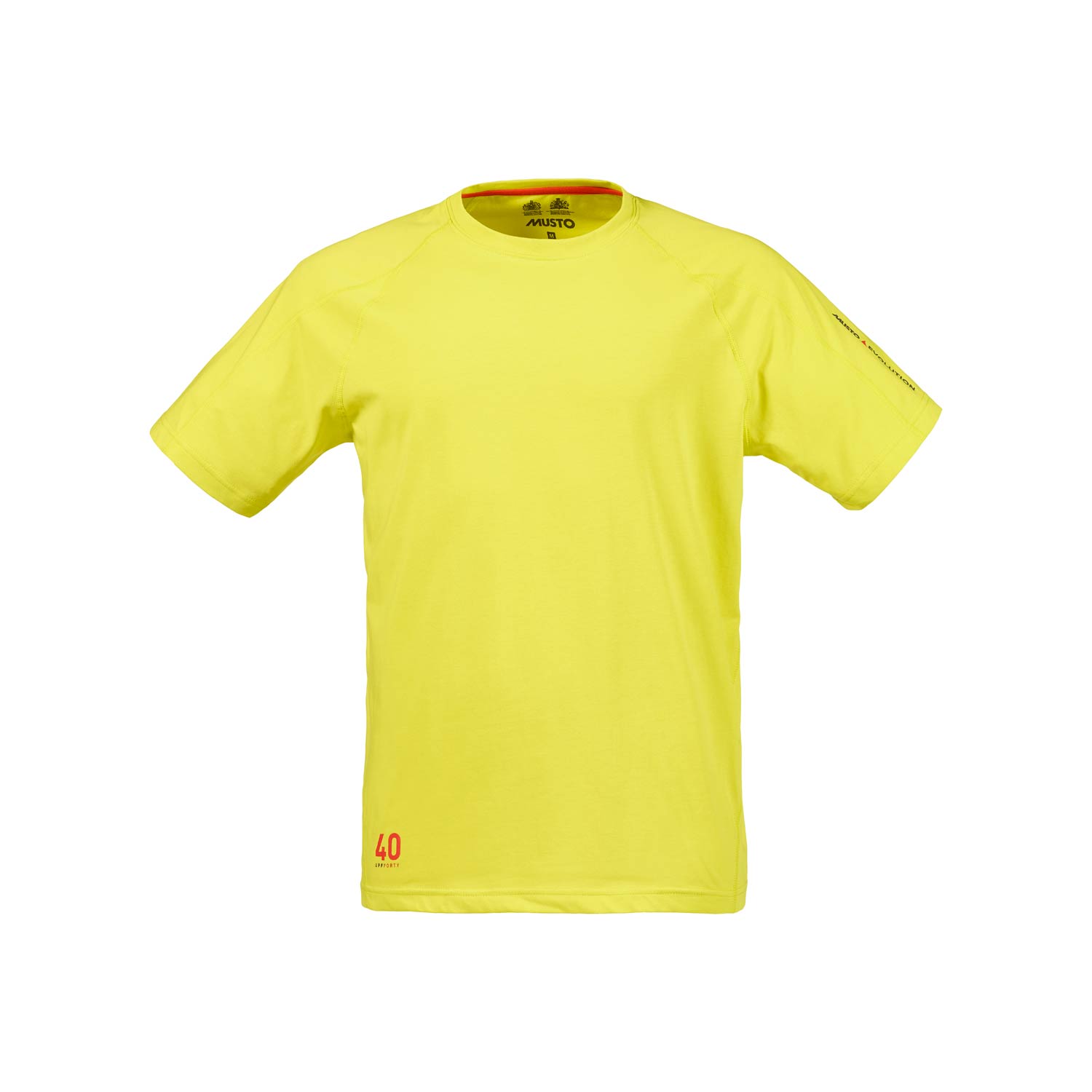 Musto Evolución Bloqueador Solar De Manga Corta De La Camiseta - Sulphur Spring
