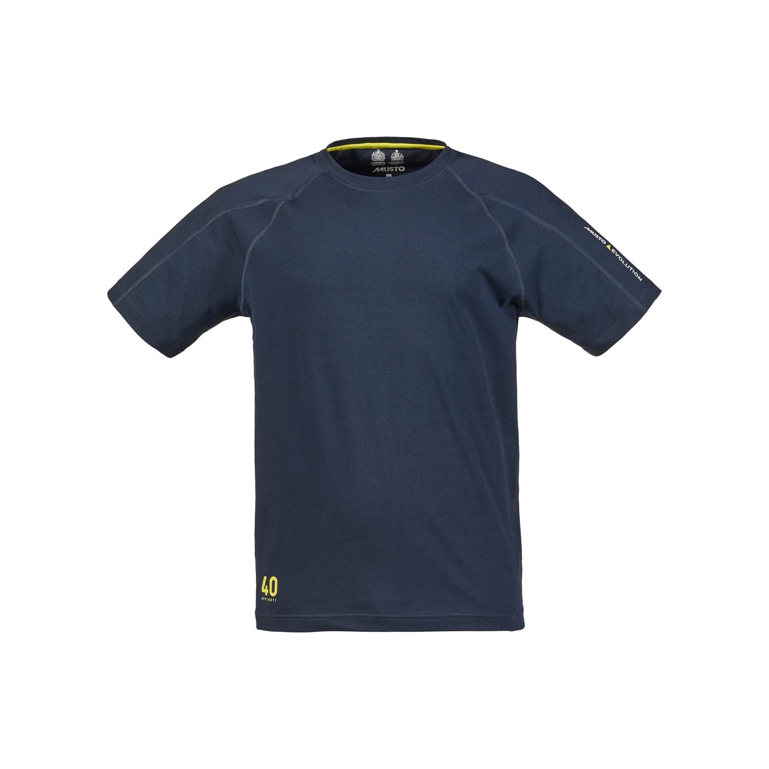 Manga Musto Evolución Bloqueador Solar Corta Camiseta - True Navy