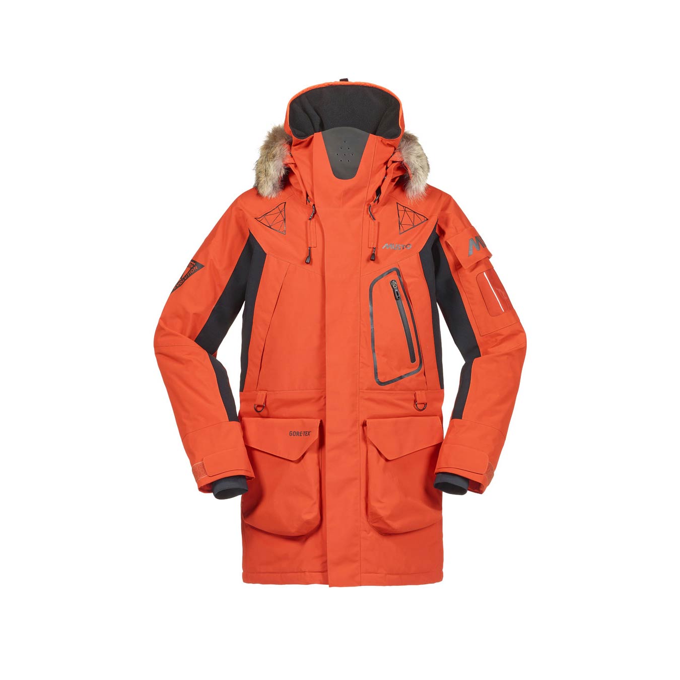 Musto Evolución Supervivencia Gore-Tex Primaloft Parka - Naranja Quemado