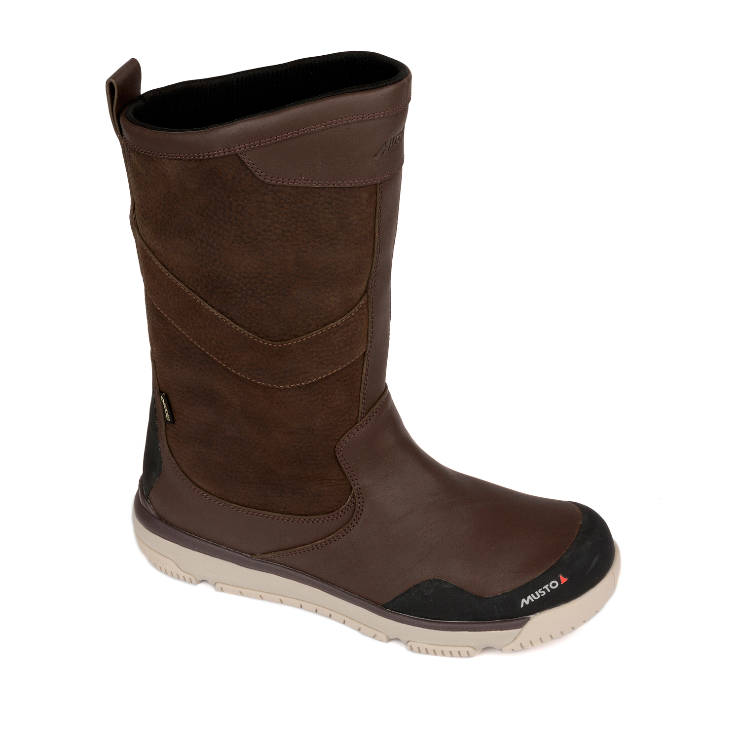 Musto Gore-Tex De Arranque De Piel De Vela - Marrón Oscuro