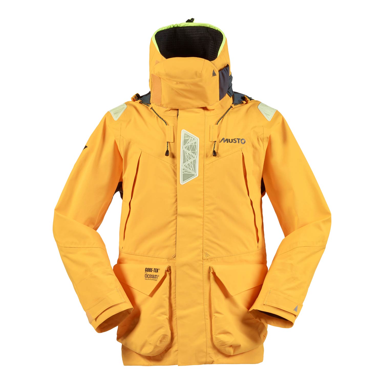 Musto Hpx Gore-Tex Chaqueta Océano - Gold / Gris Oscuro