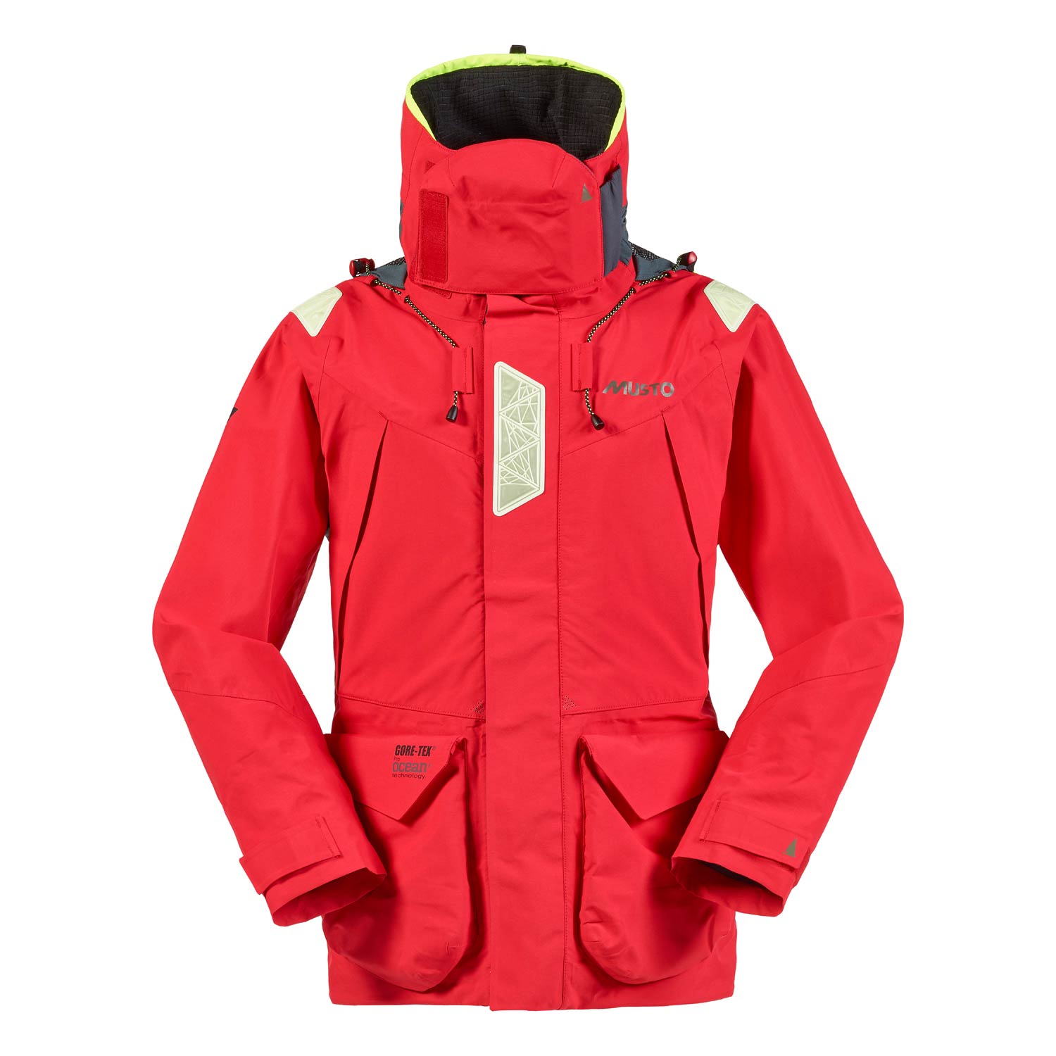 Musto Hpx Gore-Tex Chaqueta Océano - Rojo / Gris Oscuro