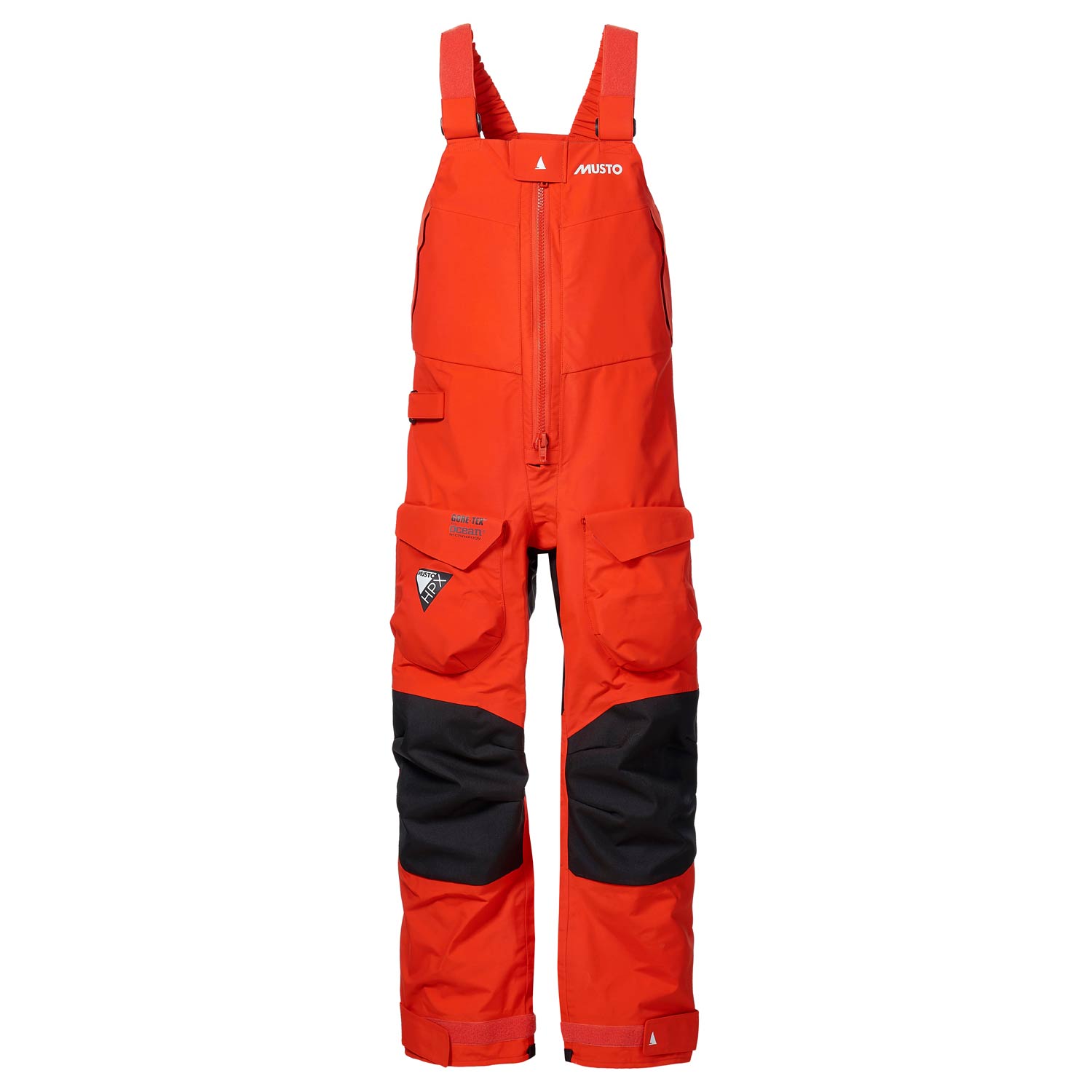 Musto Hpx Gore-Tex Ocean Pantalones - Fuego Naranja / Negro