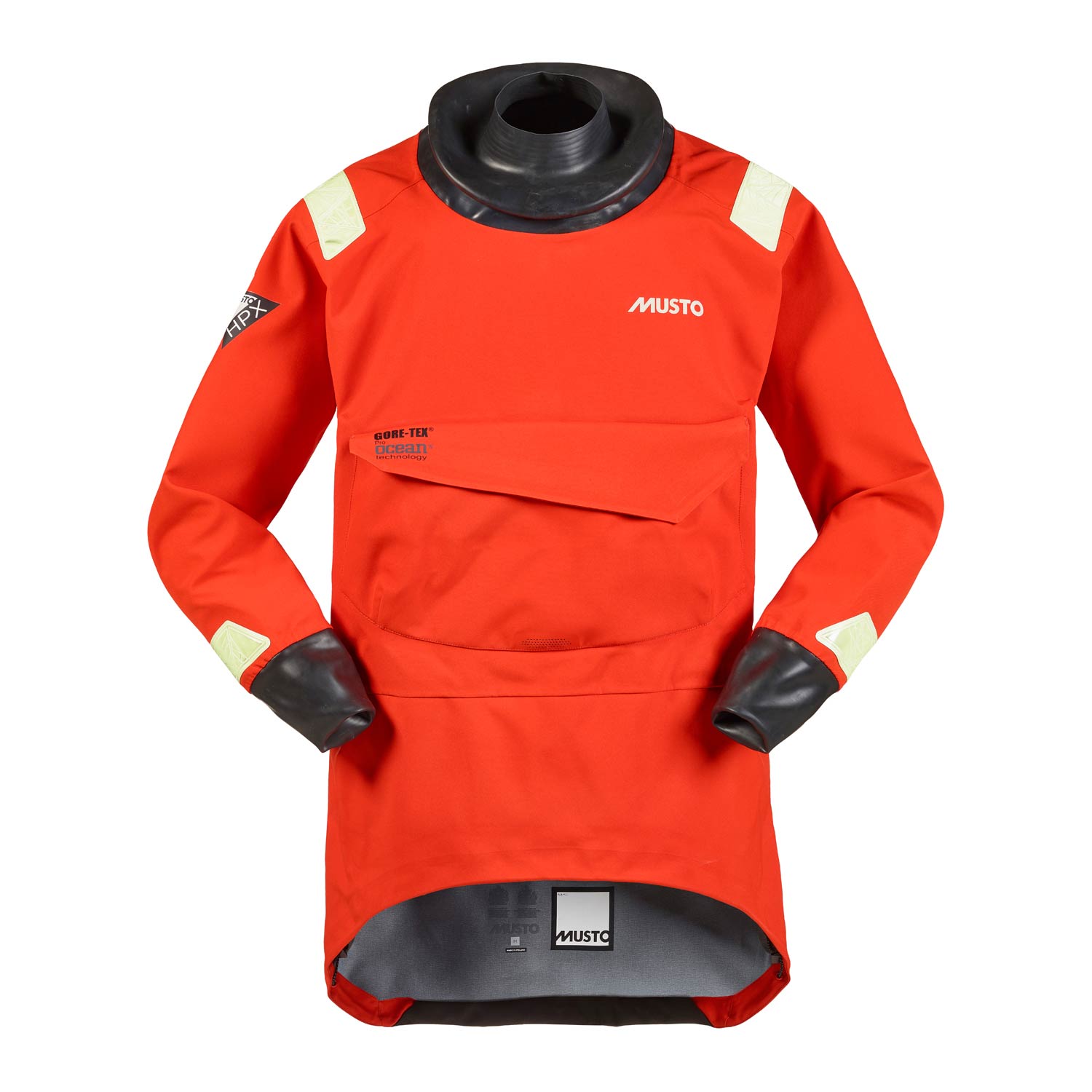 Musto Hpx Gore-Tex Pro Series Delantal De Tintorería - Anaranjado Del Fuego