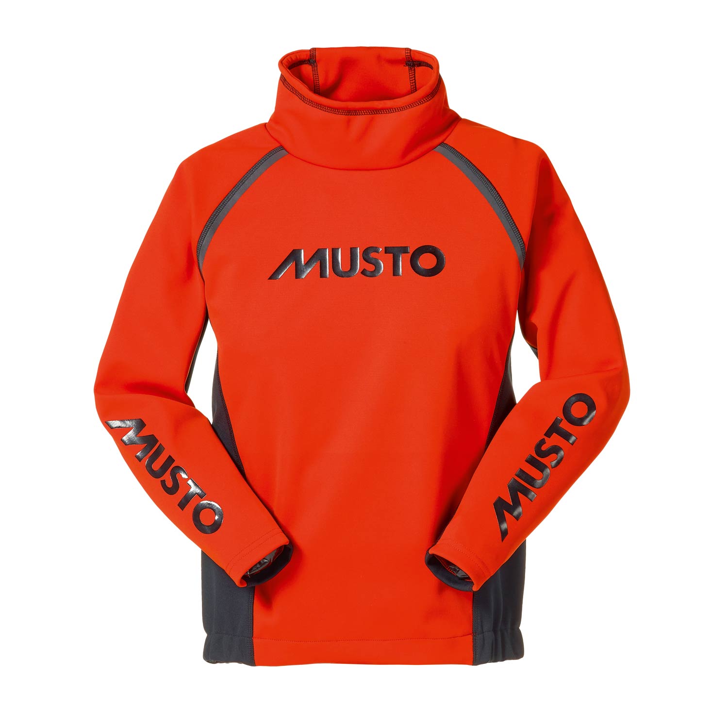 Musto Junior De Aqua Top - Negro / Anaranjado Del Fuego