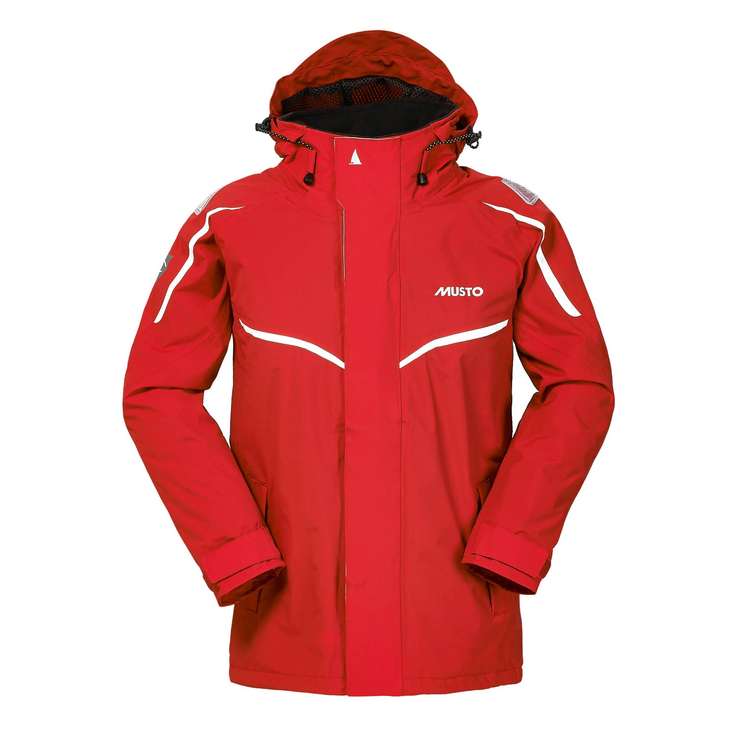 Musto Júnior Br1 Bajura Jacket - Rojo / Blanco