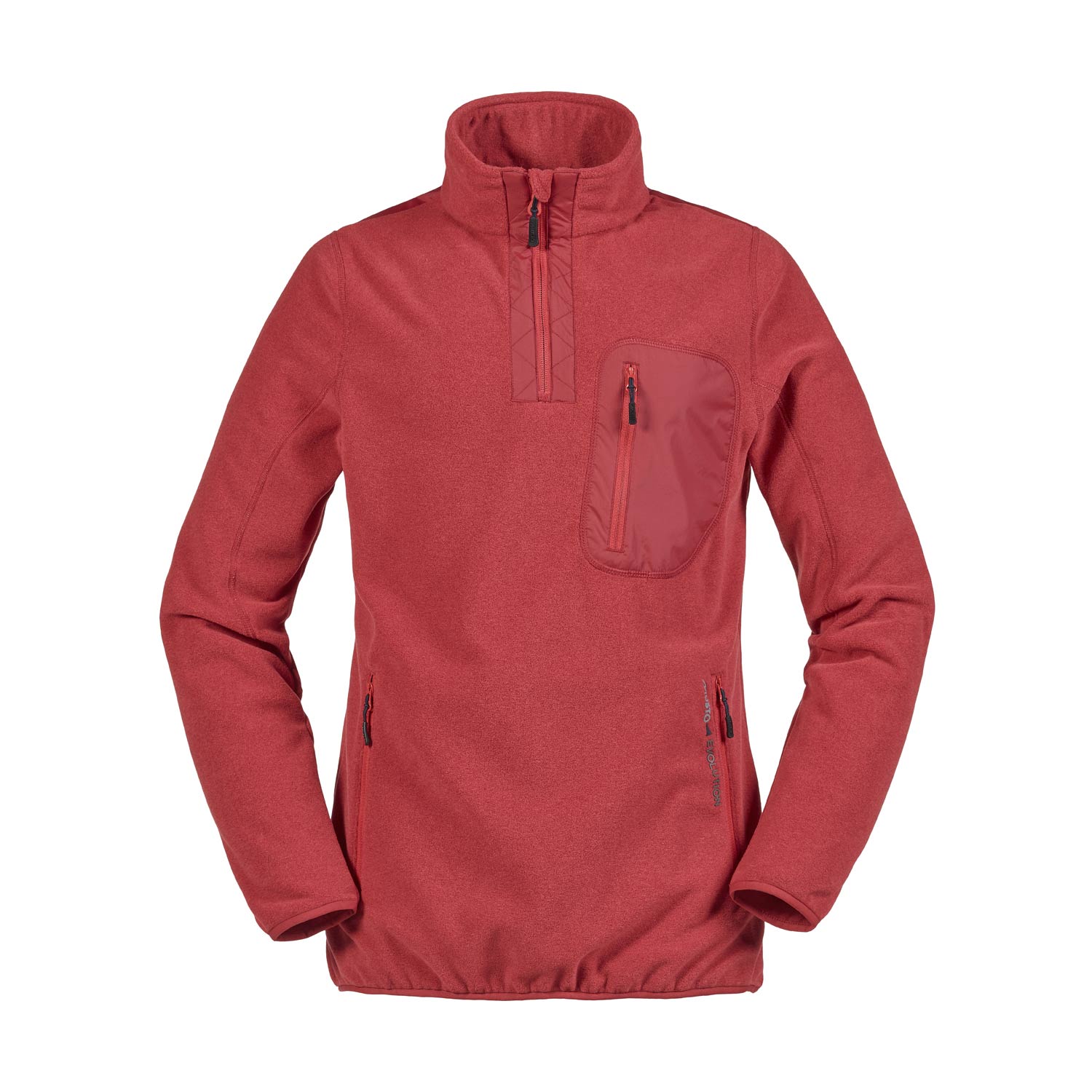 Musto Tundra 1/2 Zip Neck Fleece - Rojo / Verdadero Armada